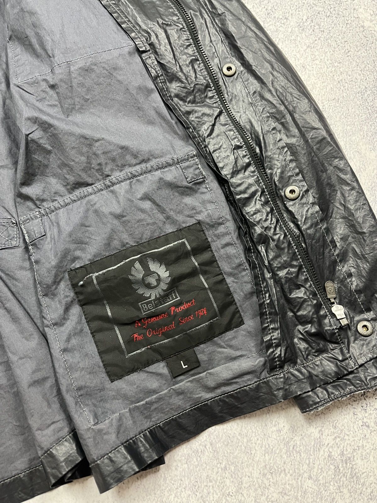 Belstaff Vintage Belstaff Leather Jacket Black Prince Label Rare Size US L / EU 52-54 / 3 - 13 Thumbnail