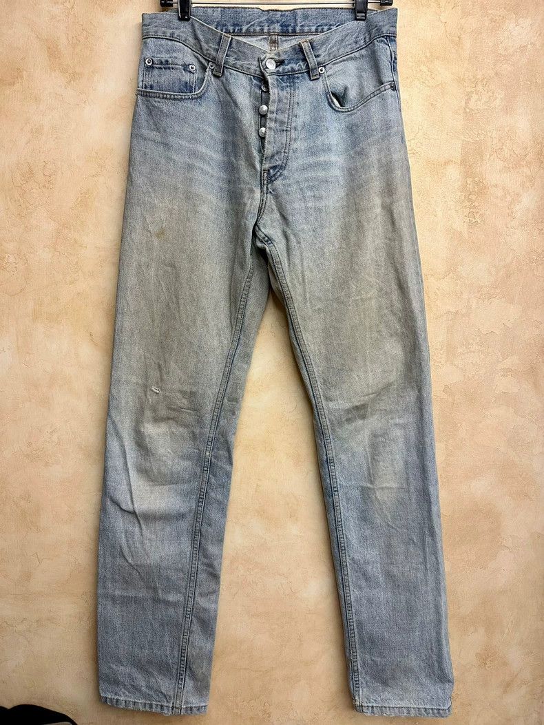 Helmut Lang HELMUT LANG size31 Wash and sun age jeans Size US 31 - 1 Thumbnail