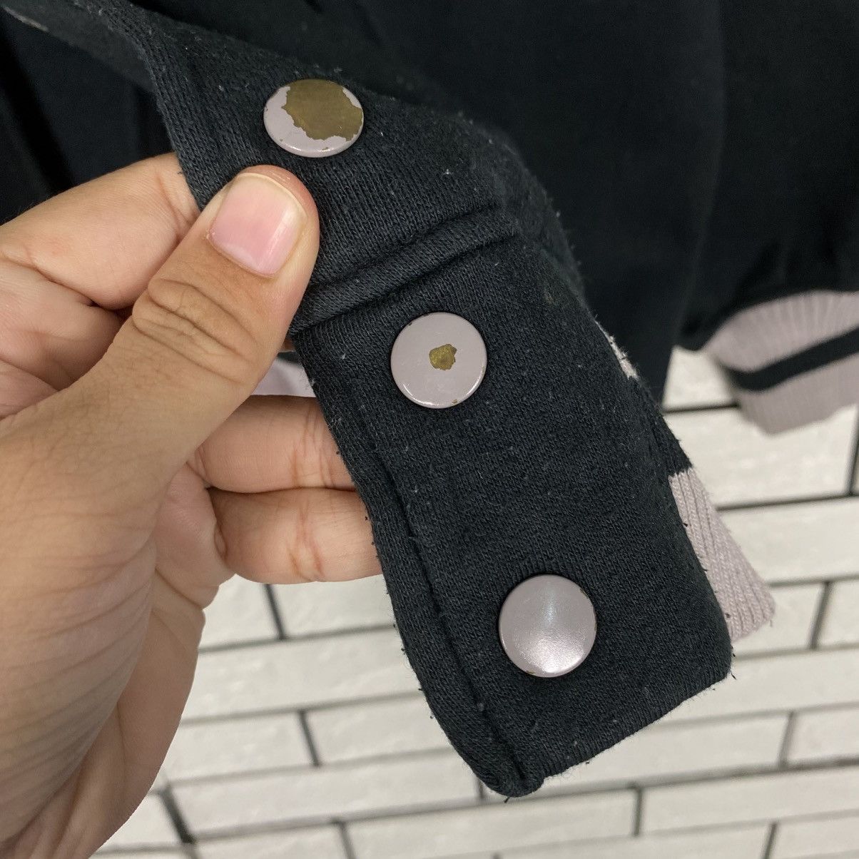 Japanese Brand 📌Vintage Bomber Jacket Vans Snap Button Size US L / EU 52-54 / 3 - 17 Thumbnail