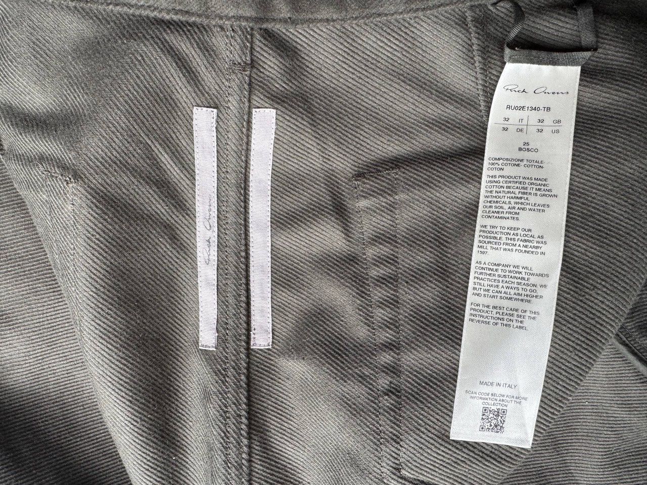 Rick Owens FW25 Rick Owens Double Cargo Pants Size US 32 / EU 48 - 13 Thumbnail