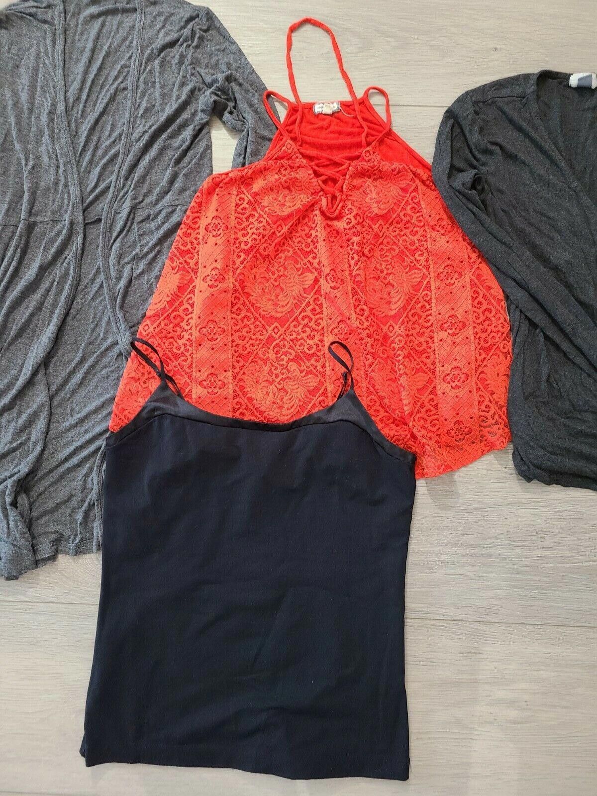 Banana Republic Womens Medium Tops Lot Tank And Long Sleeve Duster Sweater Size ONE SIZE - 2 Thumbnail