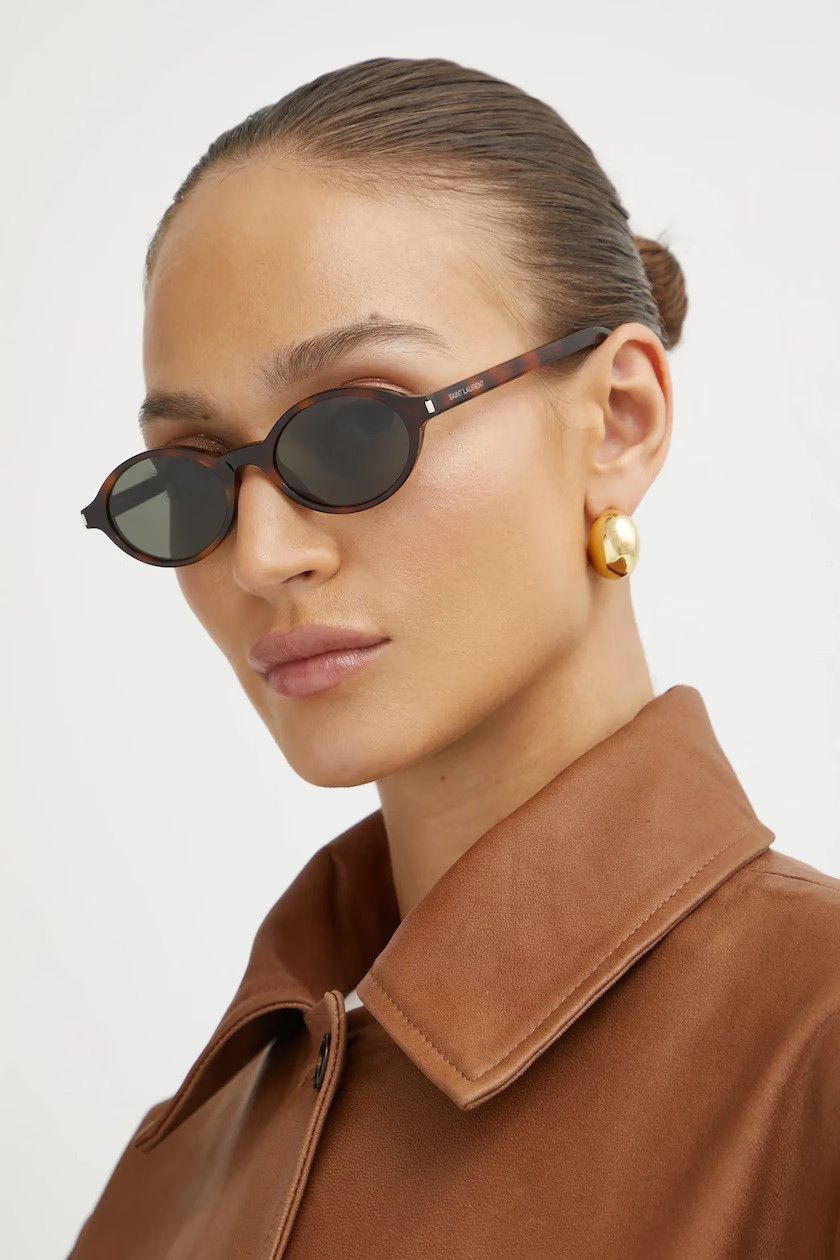 Yves Saint Laurent Saint Laurent Women Sunglasses Oval SL751 JEANNE 002 Size ONE SIZE - 13 Thumbnail