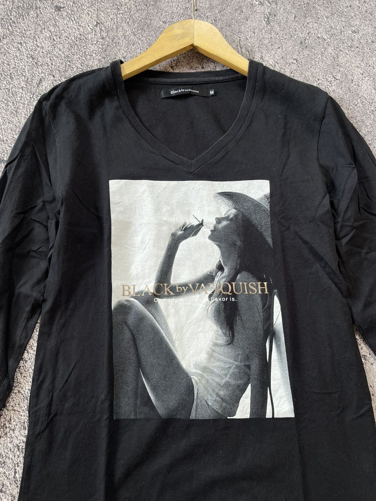 Japanese Brand Y2k Black by vanquish ifsixwasnine long sleeve Size US M / EU 48-50 / 2 - 2 Thumbnail