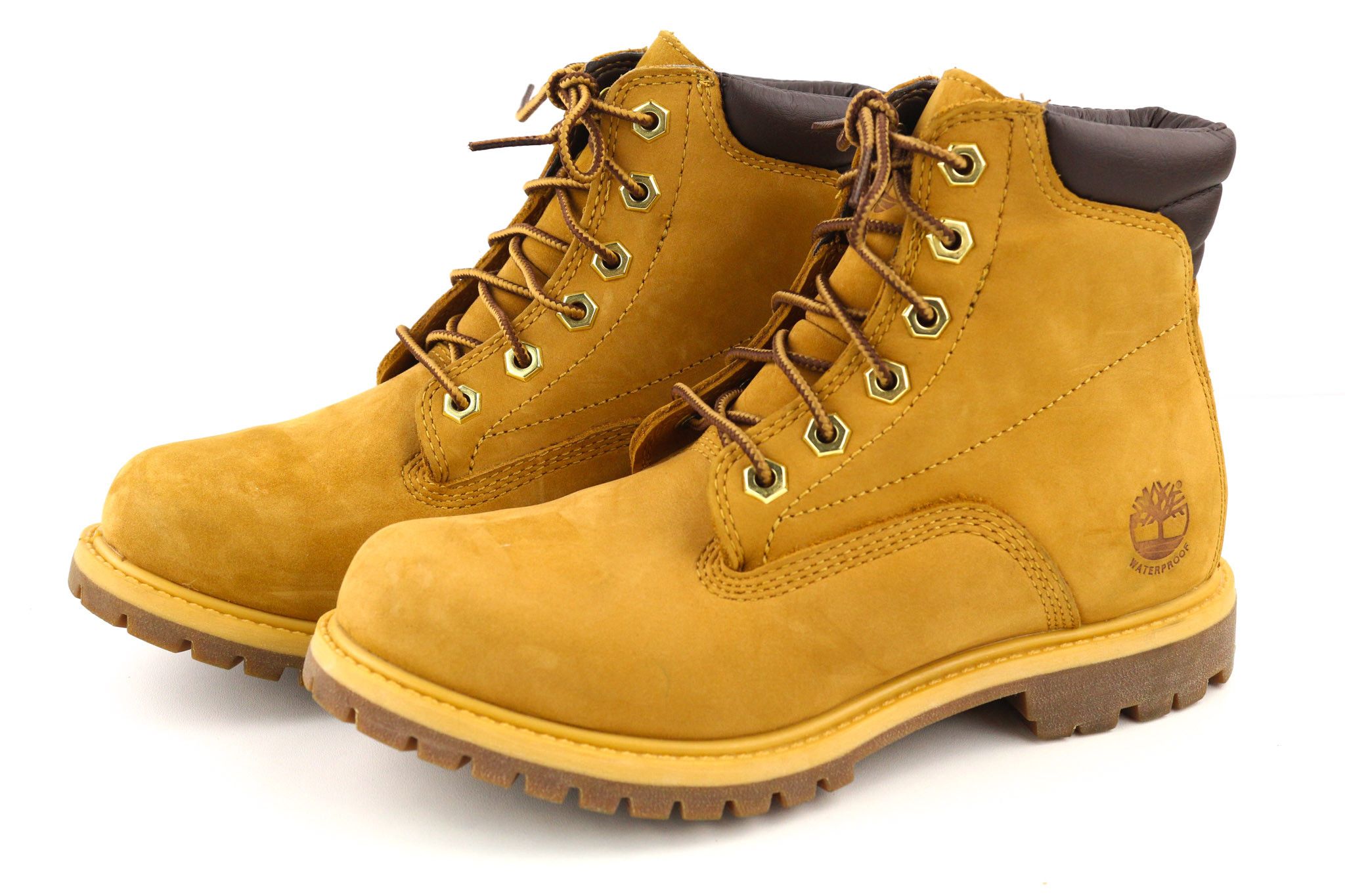 Timberland 8168R UK4.5 Brown Leather Waterproof 80986 Size US 5 / IT 35 - 2 Thumbnail