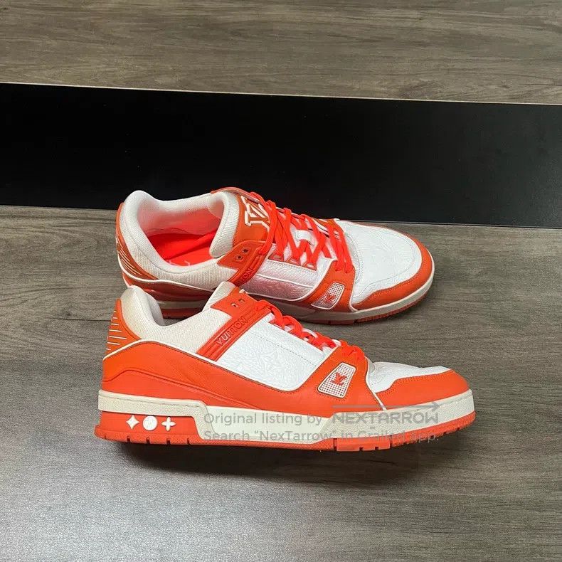 Louis Vuitton Louis Vuitton White orange shoes Size US 9 / EU 42 - 4 Thumbnail