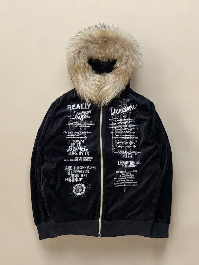 Japanese Brand VTG Beaumont Poem faux fur Ifsixwasnine LGB Hoodie Size US L / EU 52-54 / 3 - 1 Thumbnail