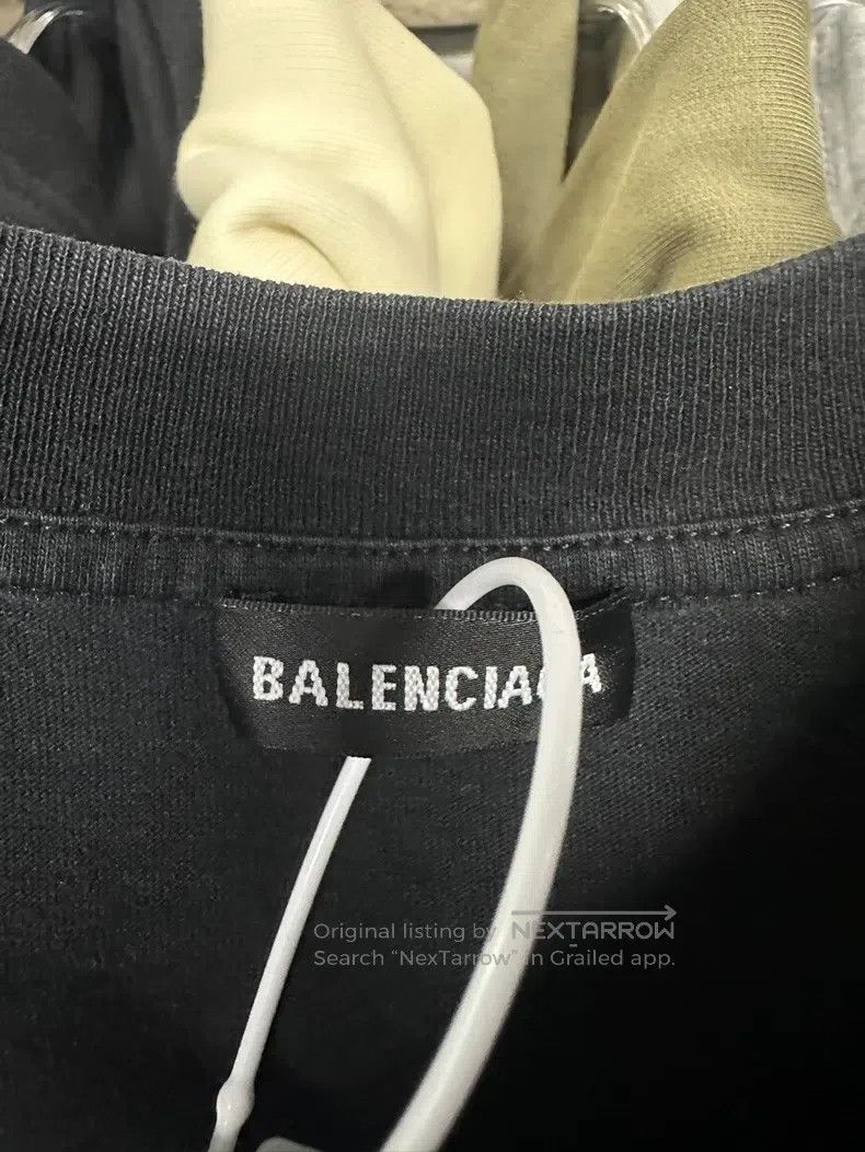 Balenciaga Balenciaga Food Administration Joint Brand Black Print Sho Size US XXS / EU 40 - 3 Thumbnail