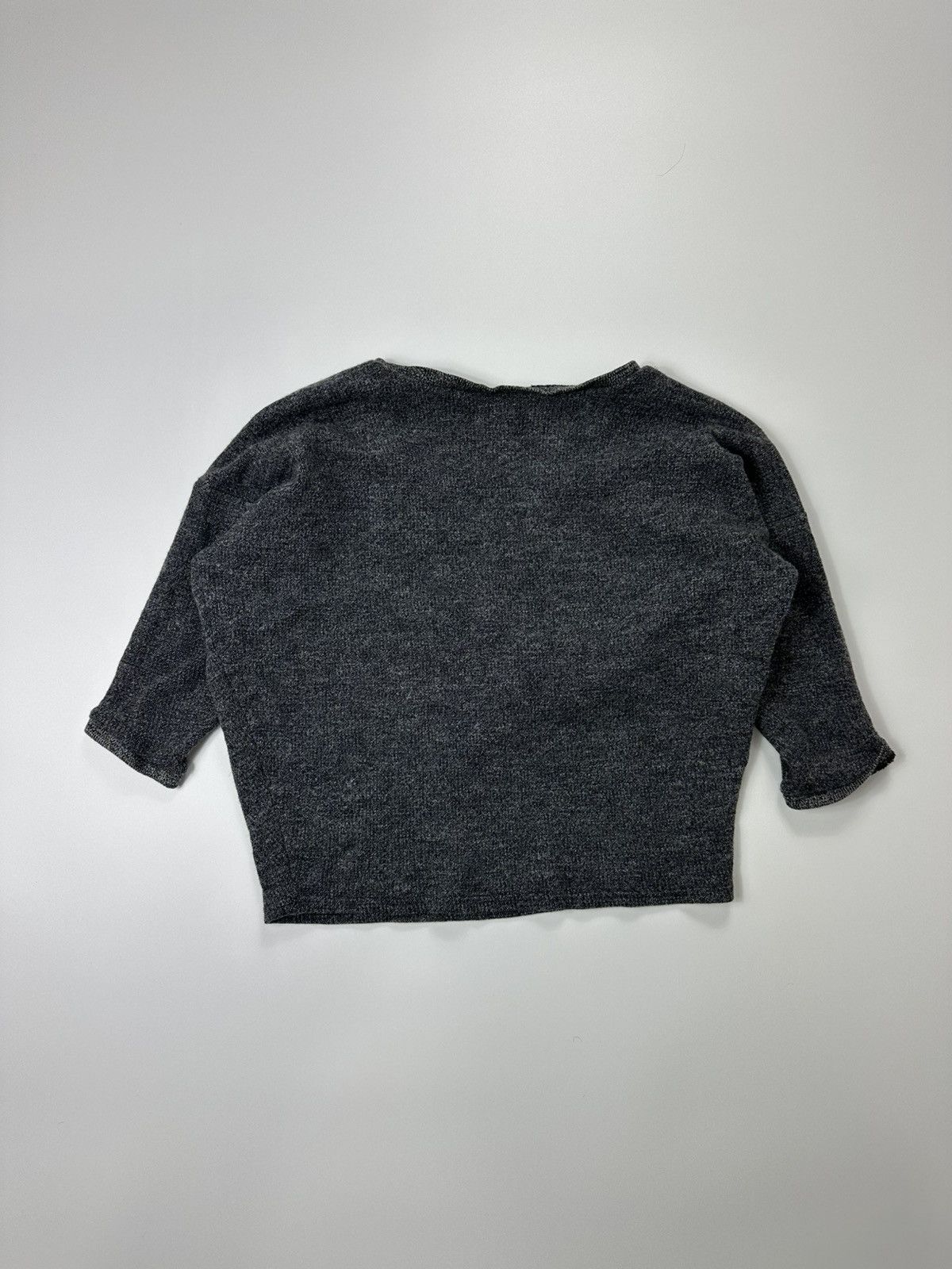 Acne Studios Acne Studios Cropped Sweater Graphite Size S / US 4 / IT 40 - 2 Thumbnail