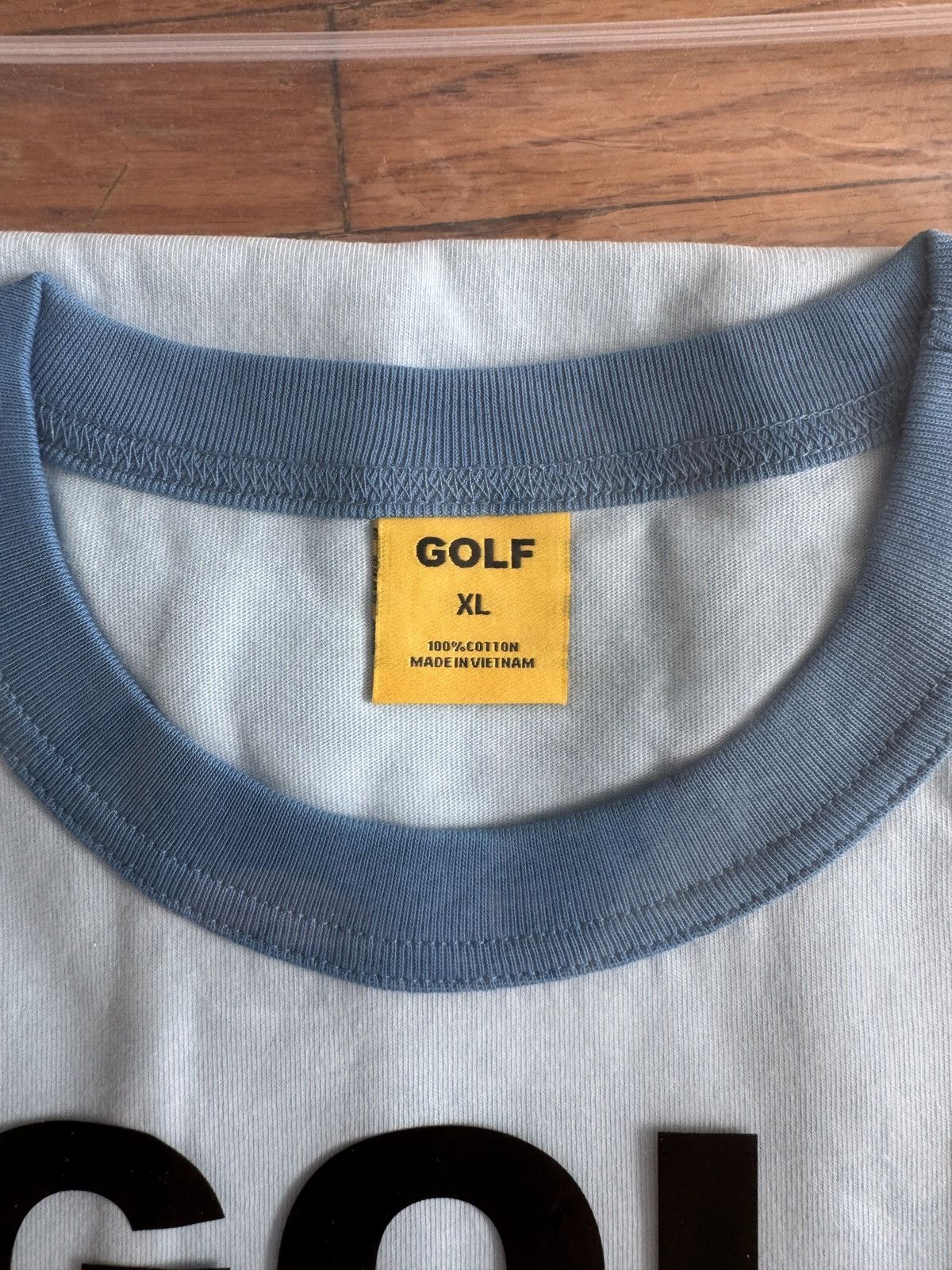 Golf Wang Golf Harmony Logo Ringer Tee LT Blue Size US XL / EU 56 / 4 - 2 Thumbnail