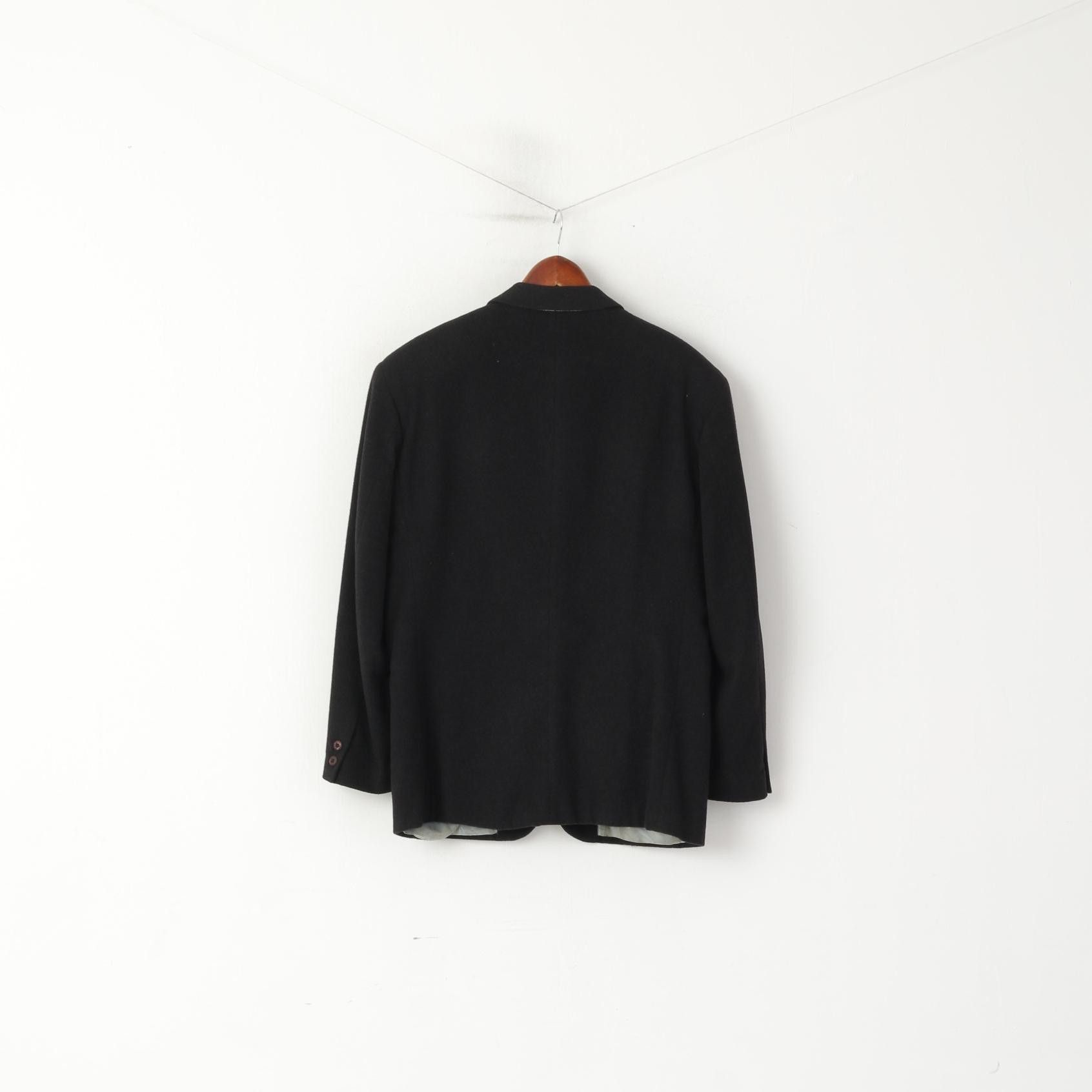 Vintage More Than Fashion San Siro Men 48 42 Blazer Cashmere 2534 Size 42R - 8 Thumbnail
