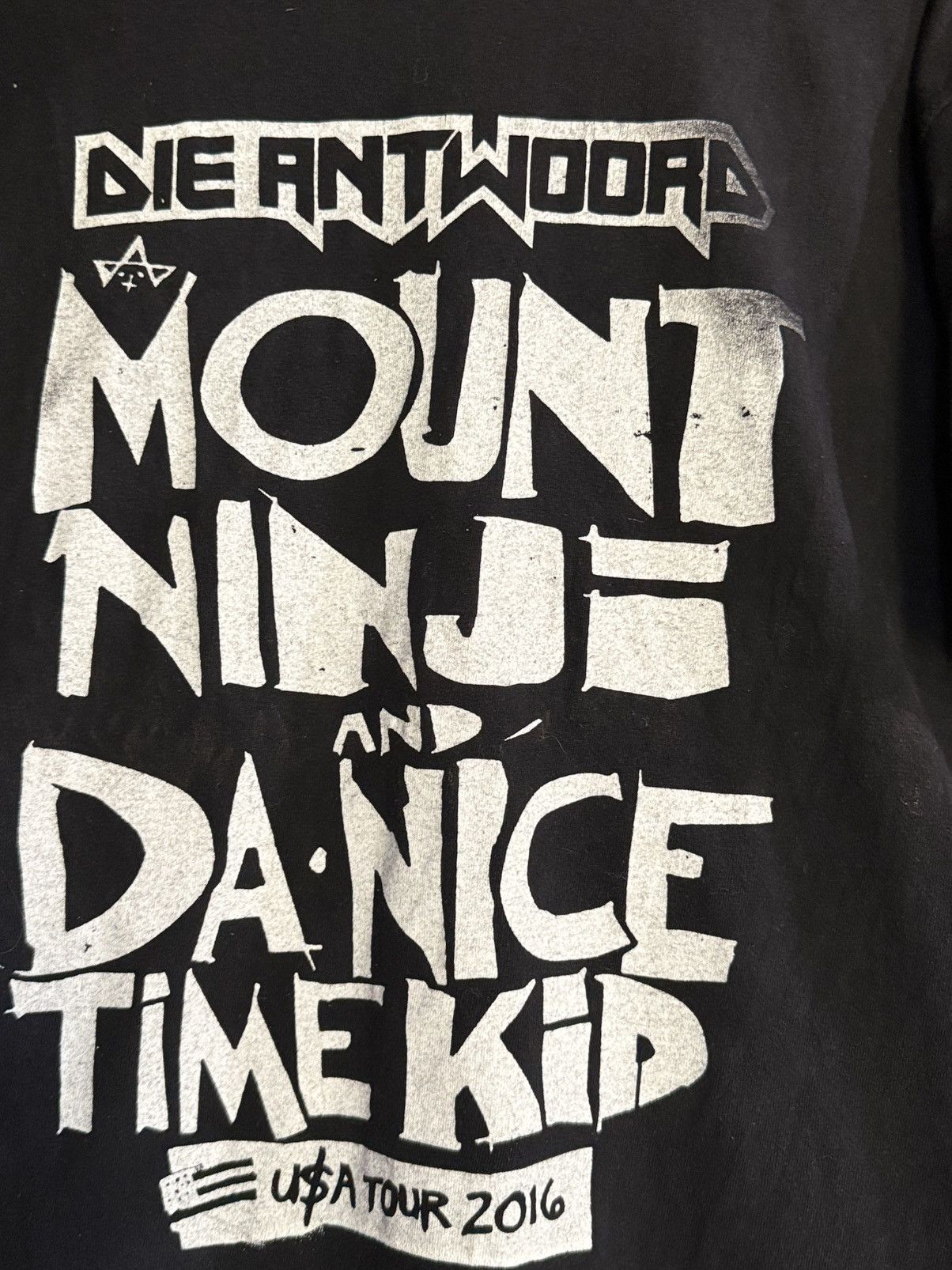 Rap Tees Vintage Die Artwoord South African Hip Hop Duo Faded Tee Size US L / EU 52-54 / 3 - 8 Thumbnail