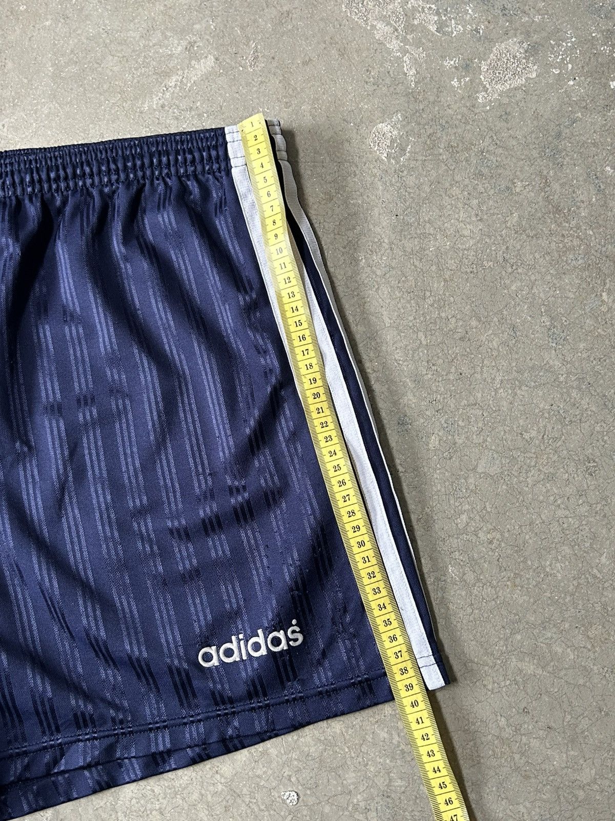 Adidas Vintage 80s/90s Adidas Shadow Stripe Shorts South Africa Size US 34 / EU 50 - 10 Thumbnail
