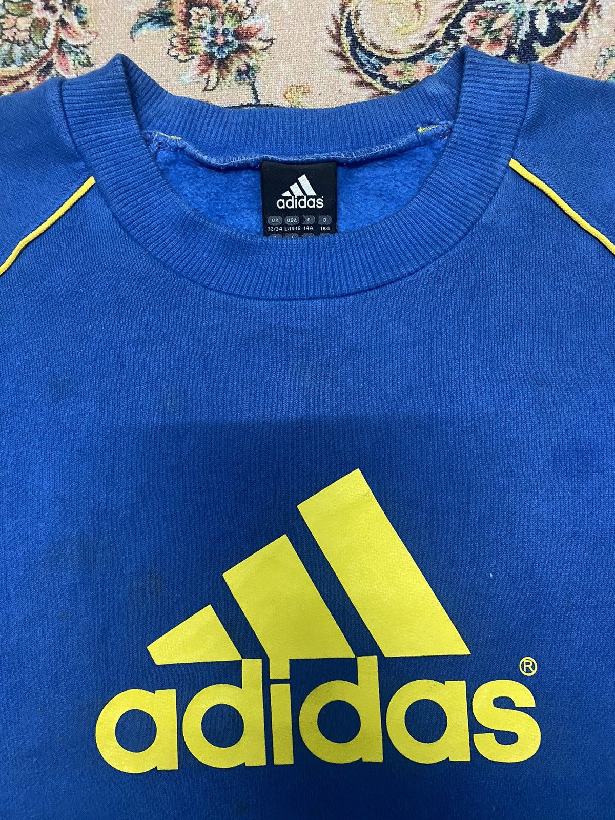Adidas × Vintage Adidas longsleeve center Logo 🚀 Size US L / EU 52-54 / 3 - 7 Thumbnail
