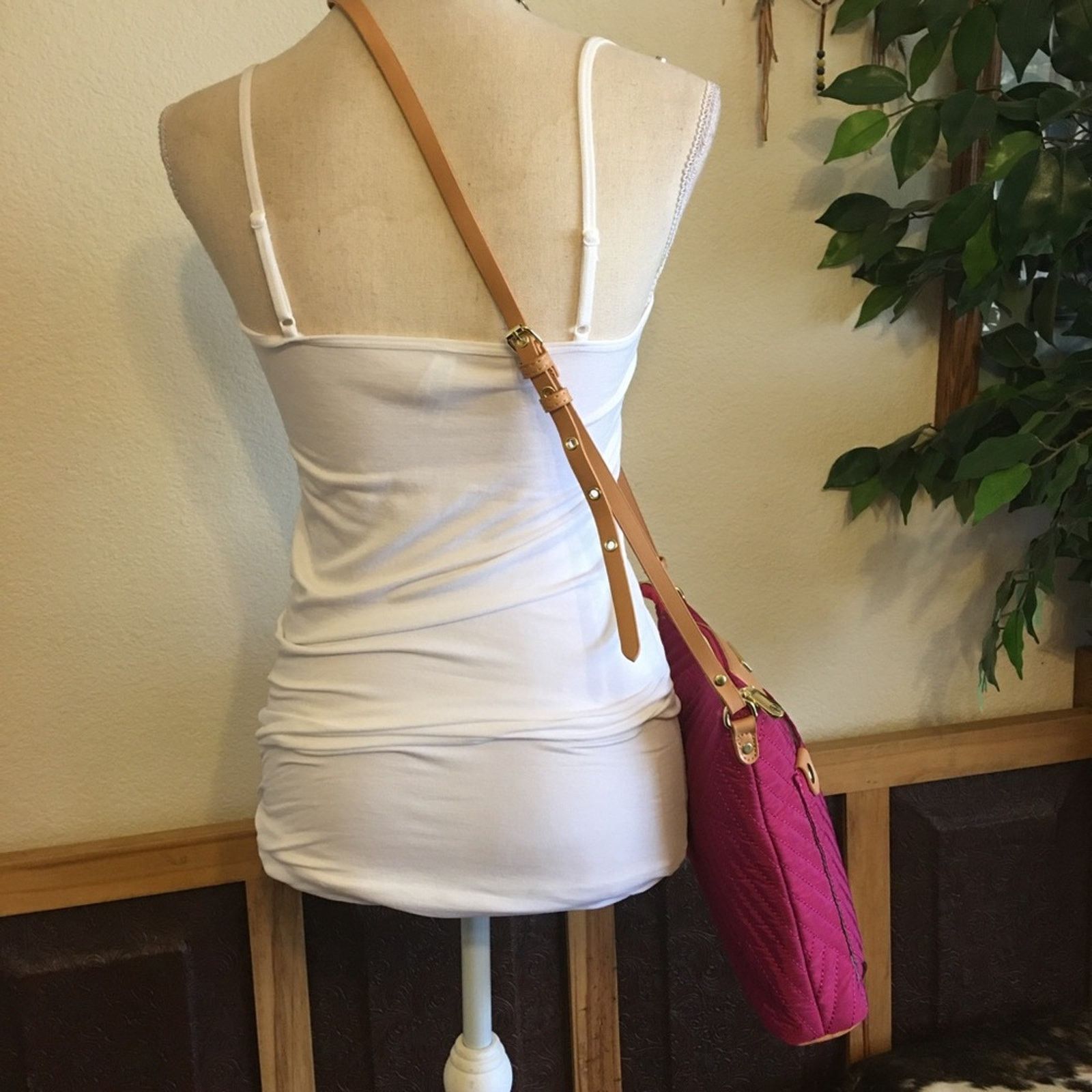 Other Adrienne Vittadini fuschia pink quilted crossbody Size ONE SIZE - 11 Thumbnail