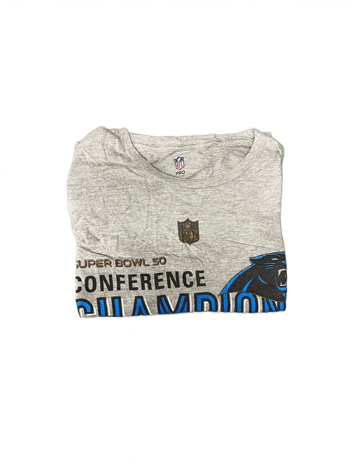 NFL Carolina Panthers Super Bowl 50 Conference Champions T-Shirt Size US L / EU 52-54 / 3 - 4 Thumbnail