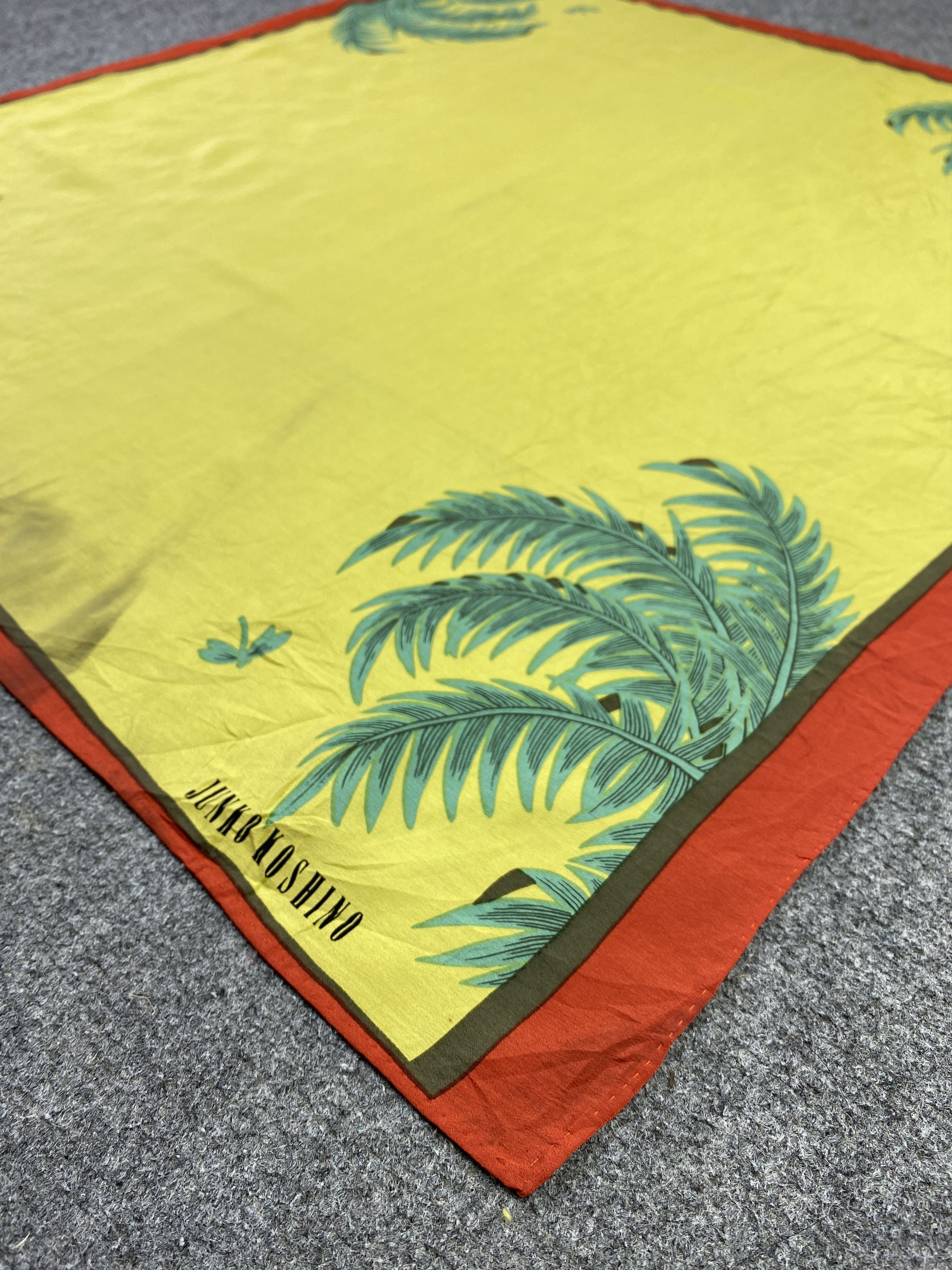 Other Vintage Junko Koshino Silk Scarf / Silk Shawl SN0273 Size ONE SIZE - 7 Thumbnail