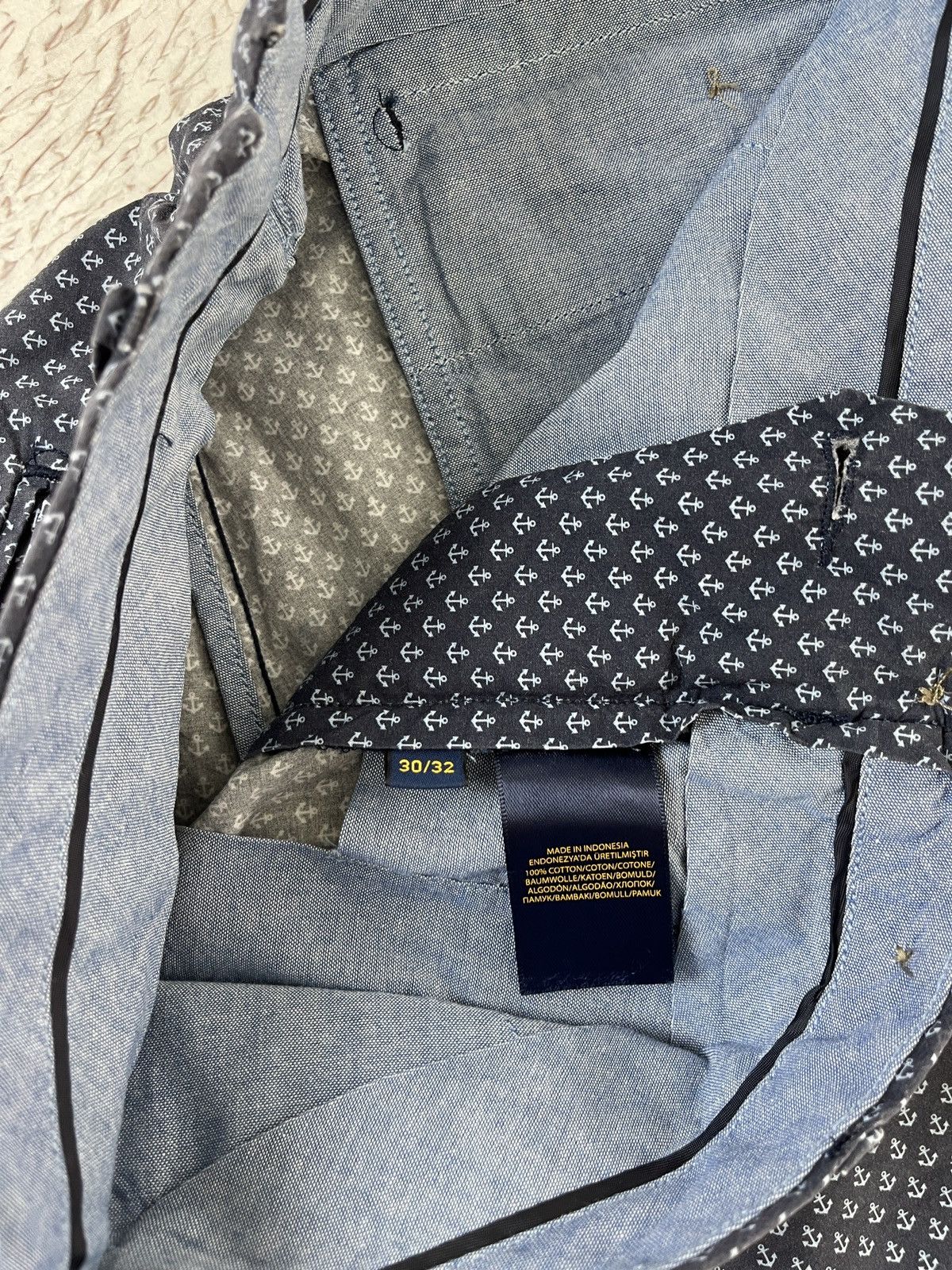 Polo Ralph Lauren Polo Ralph Lauren anchor pattern chino pants lightweight Size US 30 / EU 46 - 11 Thumbnail