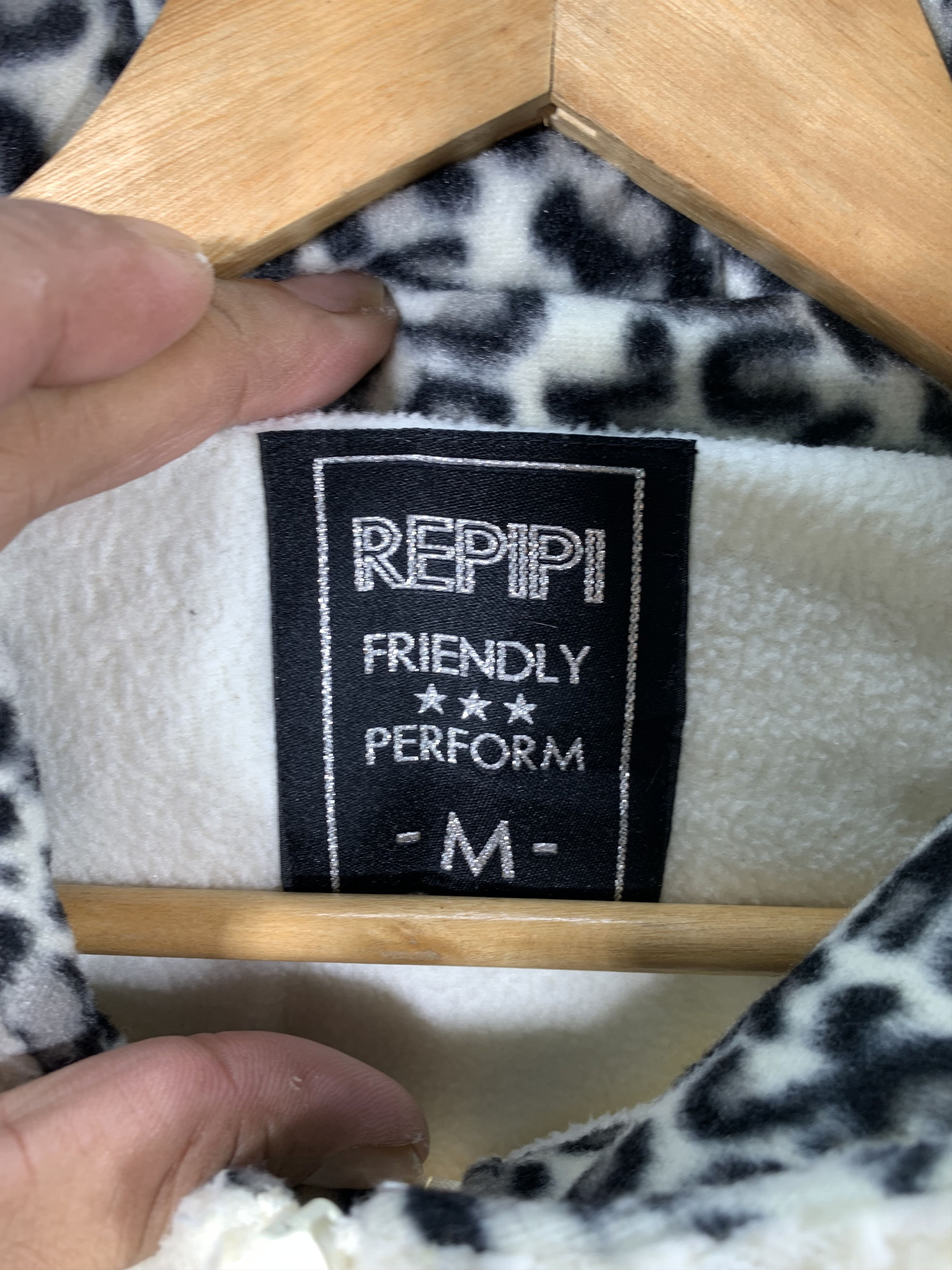 Japanese Brand Repipi Sherpa Fleece Hoodie Size US S / EU 44-46 / 1 - 5 Thumbnail