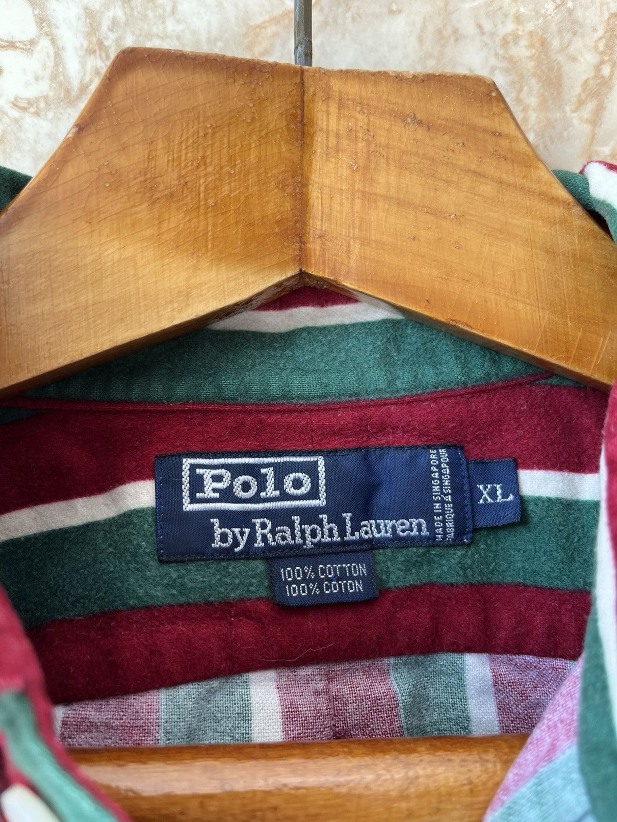 Polo Ralph Lauren Vintage 90’ Polo Ralph Lauren up button shirt Size US XL / EU 56 / 4 - 5 Thumbnail