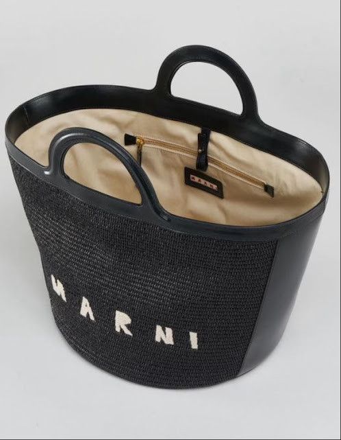 Marni o1w1db11024 Size: OS / Tropicalia Small Handbag in Black Size ONE SIZE - 2 Thumbnail