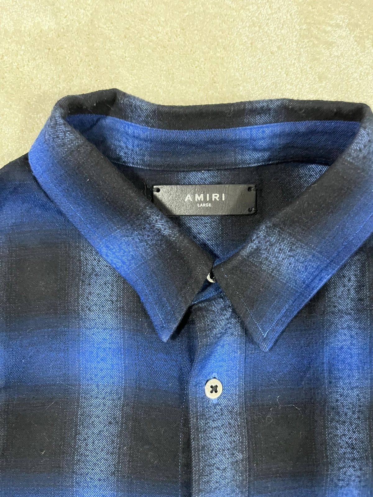Amiri 💠Amiri💠 FLANNEL BLUE (L) Size US L / EU 52-54 / 3 - 3 Thumbnail