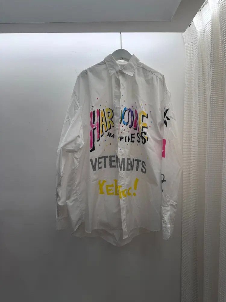 Vetements Vetements Vetements Logo Hand Drawing Shirt-2506 Size US M / EU 48-50 / 2 - 1 Thumbnail