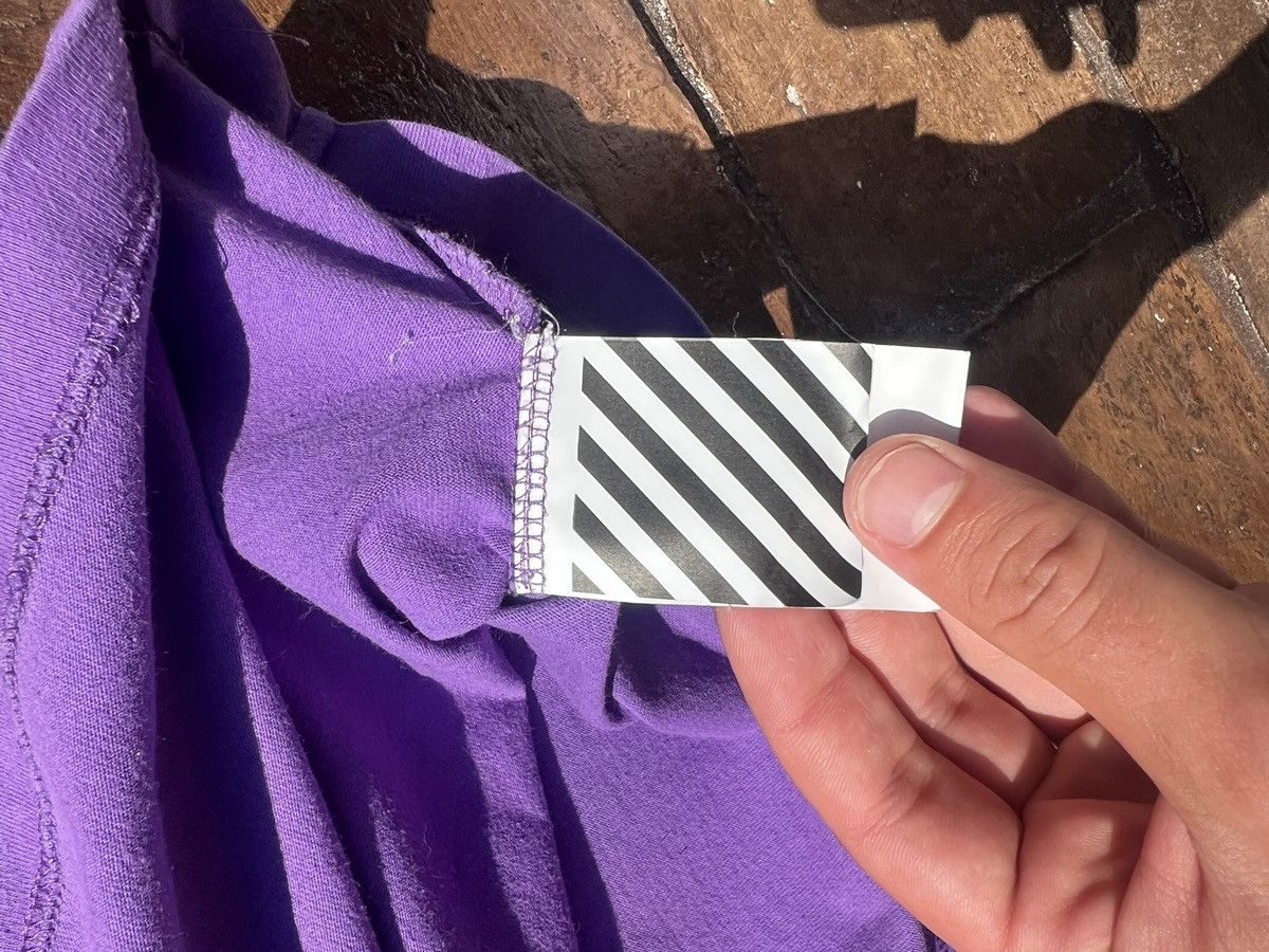 Off-White Off white purple tee - Tequila and cigars Size US S / EU 44-46 / 1 - 5 Thumbnail