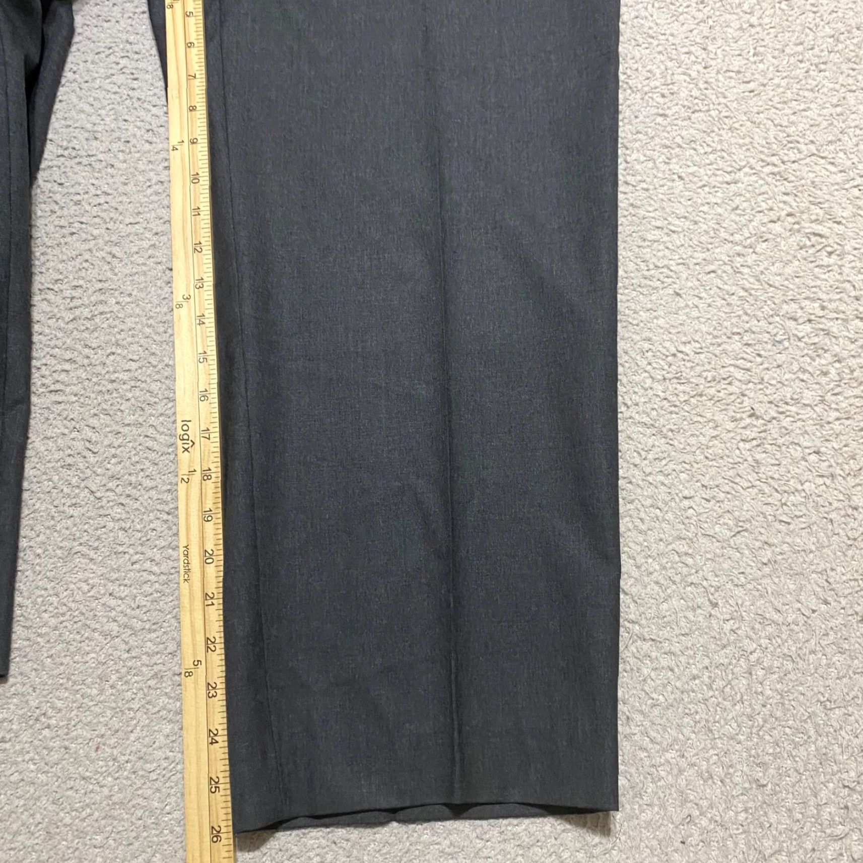 Ralph Lauren Lauren Ralph Lauren Mens Dress Pants Gray 34x32 Straight Pleated Wool Baggy? Size US 36 / EU 52 - 6 Thumbnail