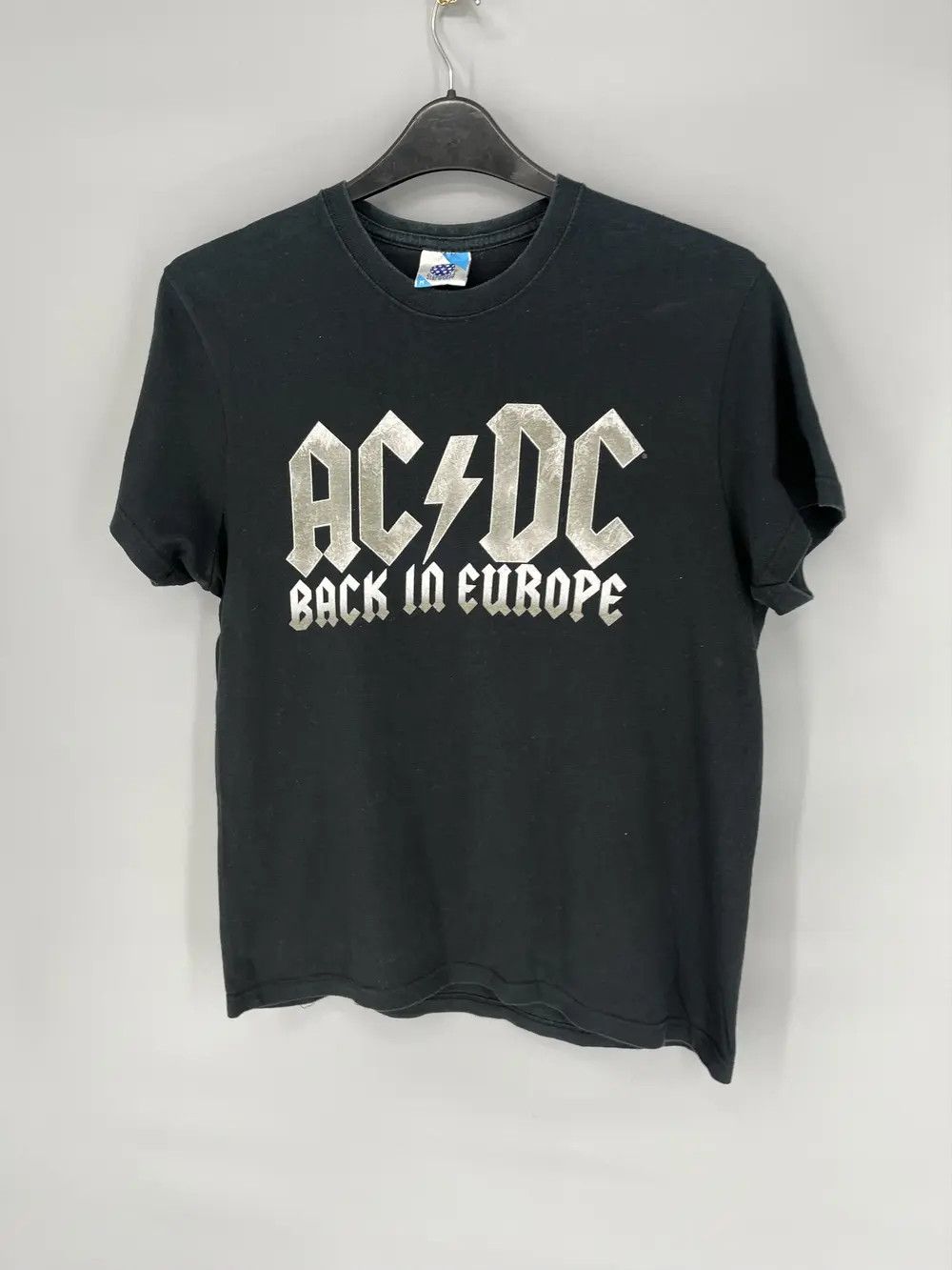 AC/DC × Vintage Vintage Y2K AC/DC ACDC Black In Evrope Tour Big Logo Size US M / EU 48-50 / 2 - 3 Thumbnail