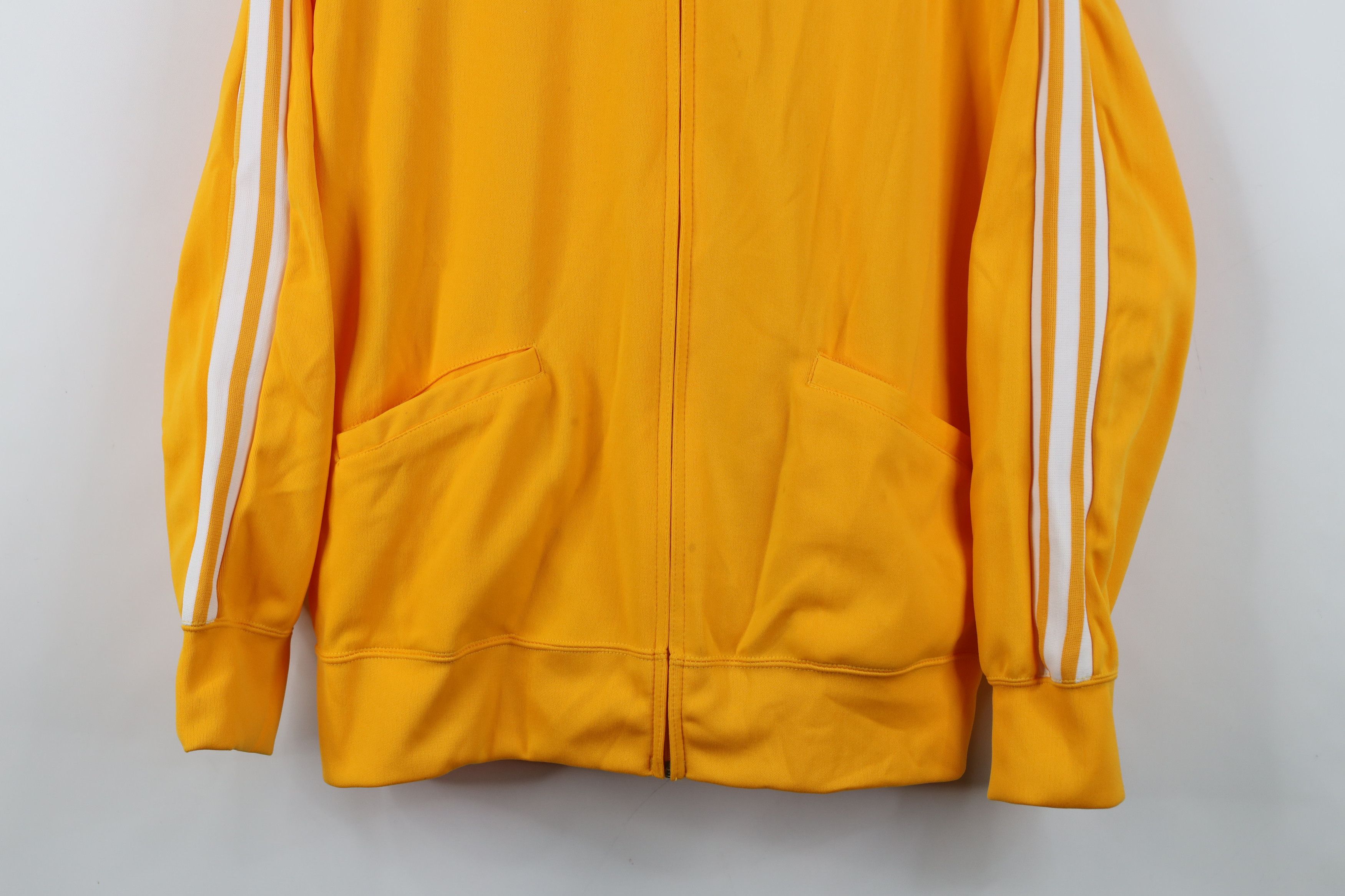 Vintage Vintage 70s Streetwear Striped Warm Up Track Jacket Yellow Size US M / EU 48-50 / 2 - 3 Thumbnail
