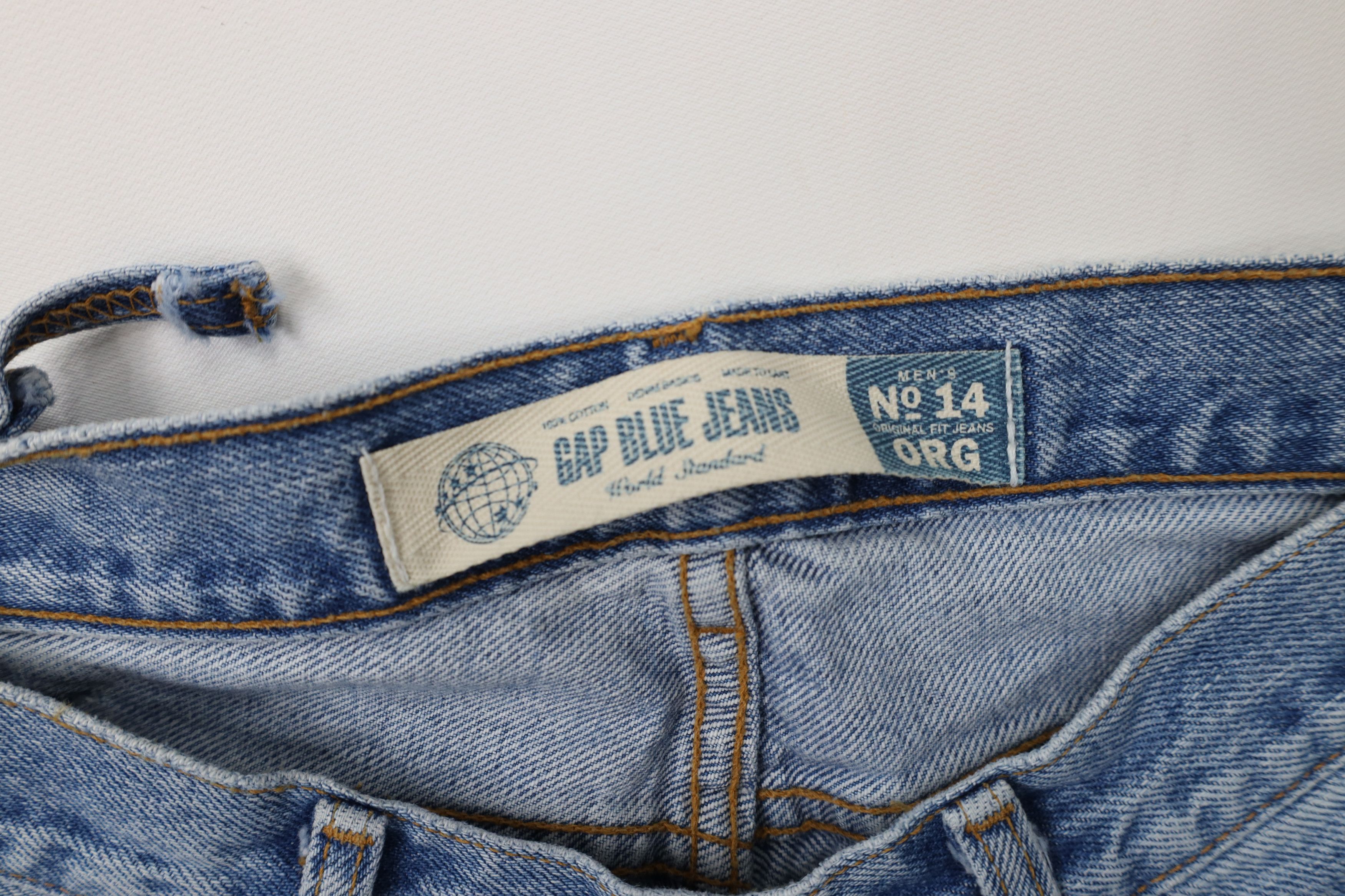 Gap Vintage 90s Gap Relaxed Straight Leg Button Fly Jeans USA Size US 33 - 6 Thumbnail