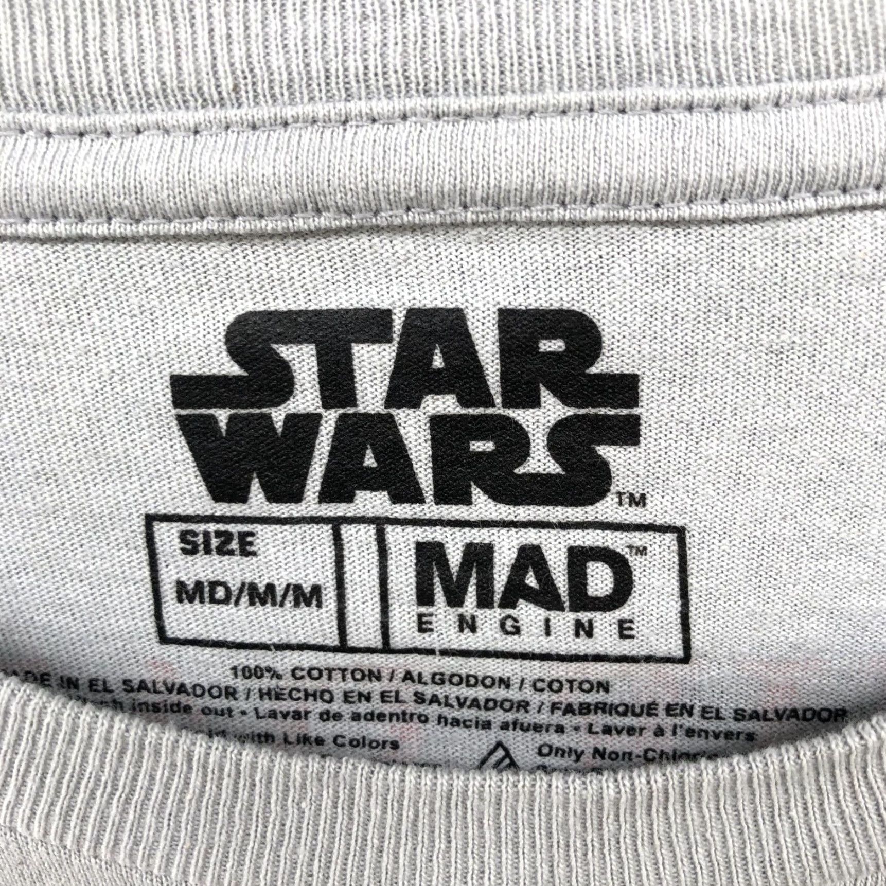 Mad Engine Star Wars Graphic Long Sleeve T Shirt Mens M Rise Of Skywalker Crewneck Gray Size US M / EU 48-50 / 2 - 5 Thumbnail