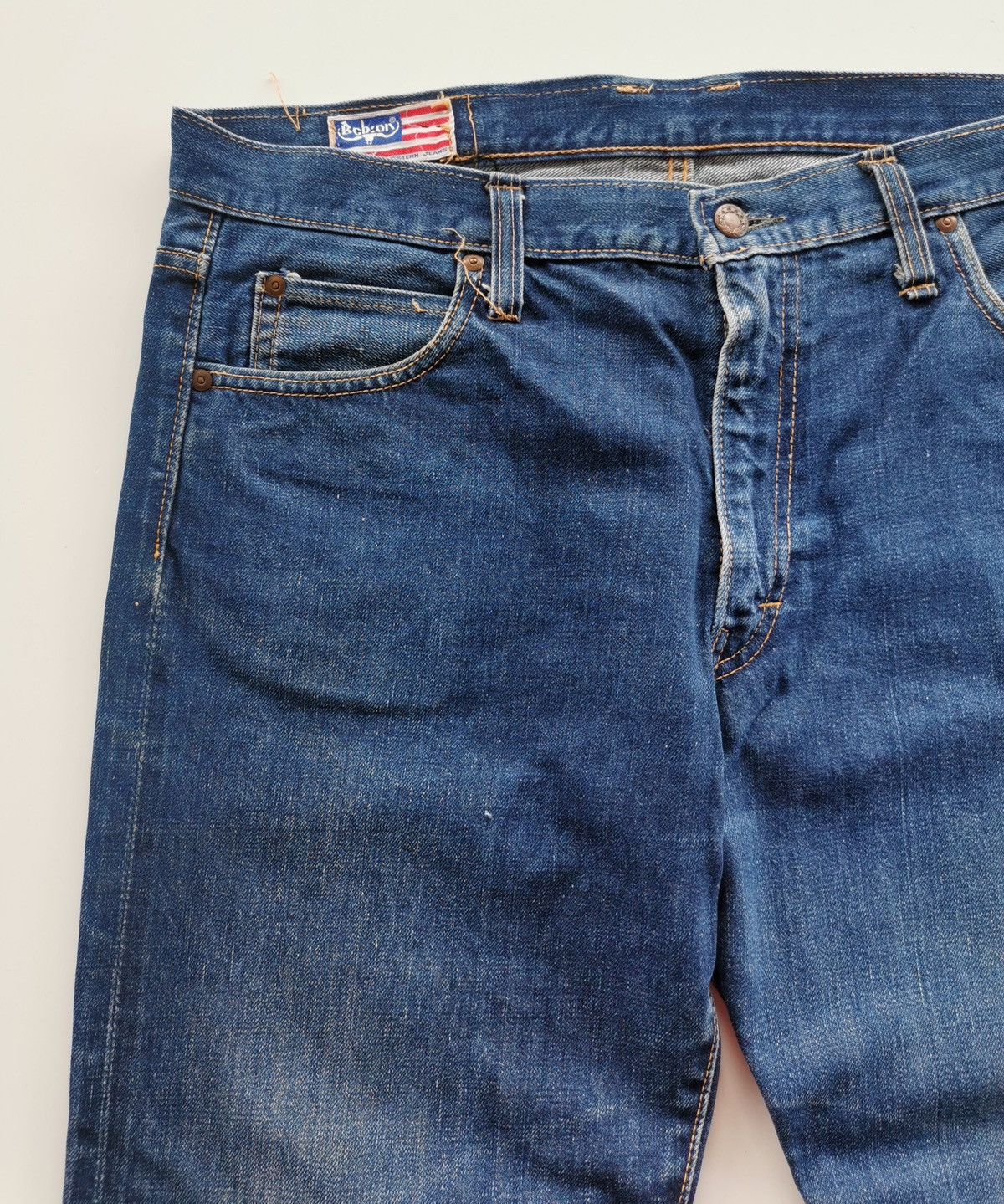 Vintage Vintage Bobson Selvedge Flare Jeans Size US 36 / EU 52 - 5 Thumbnail