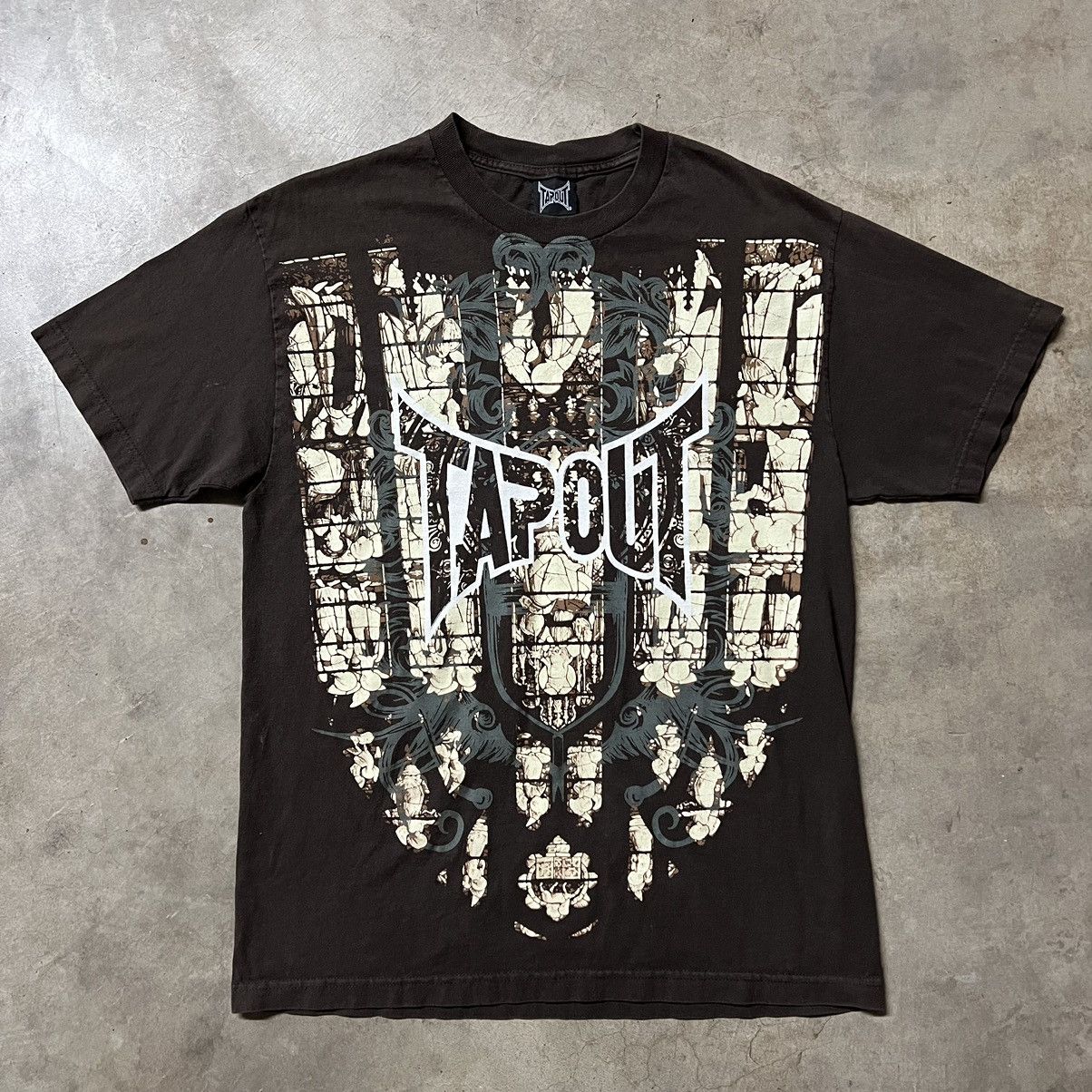 Southpole × Tapout × Vintage Vintage Y2K Tapout Graphic T-Shirt Size US XL / EU 56 / 4 - 2 Thumbnail