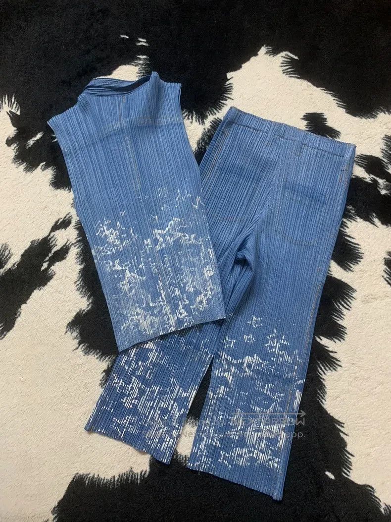 Issey Miyake Issey Miyake Blue Vest Size XL / US 12-14 / IT 48-50 - 7 Thumbnail