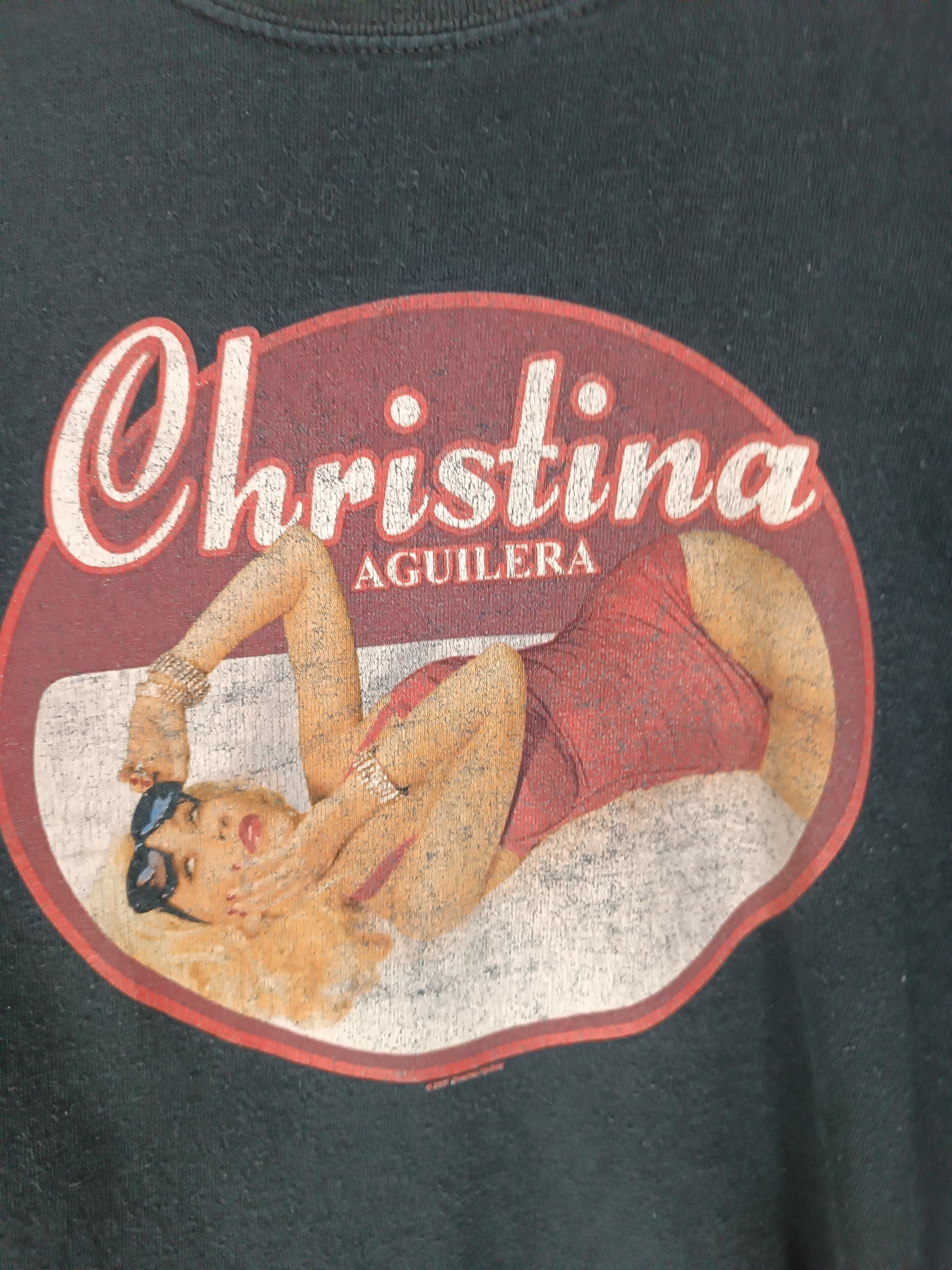 Rap Tees VINTAGE '07 CHRISTINA AGUILERA SEXY TOUR MADONNA BRITNEY Size US S / EU 44-46 / 1 - 9 Thumbnail