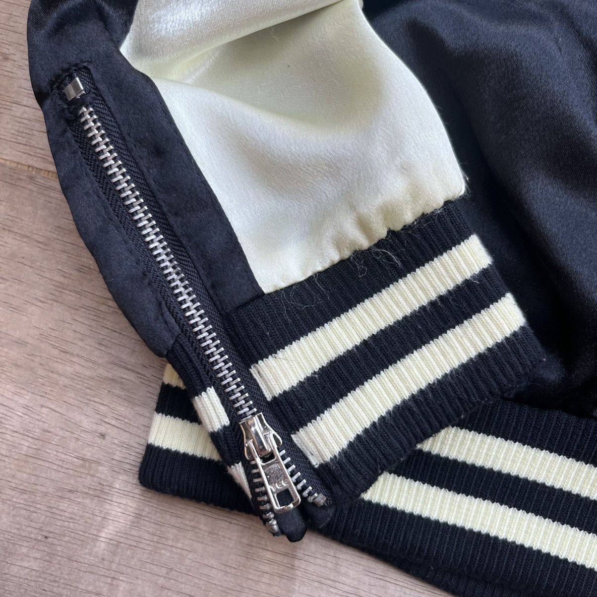 Japanese Brand HUPERCORES SUKAJAN BOMBER JACKET Size US S / EU 44-46 / 1 - 3 Thumbnail