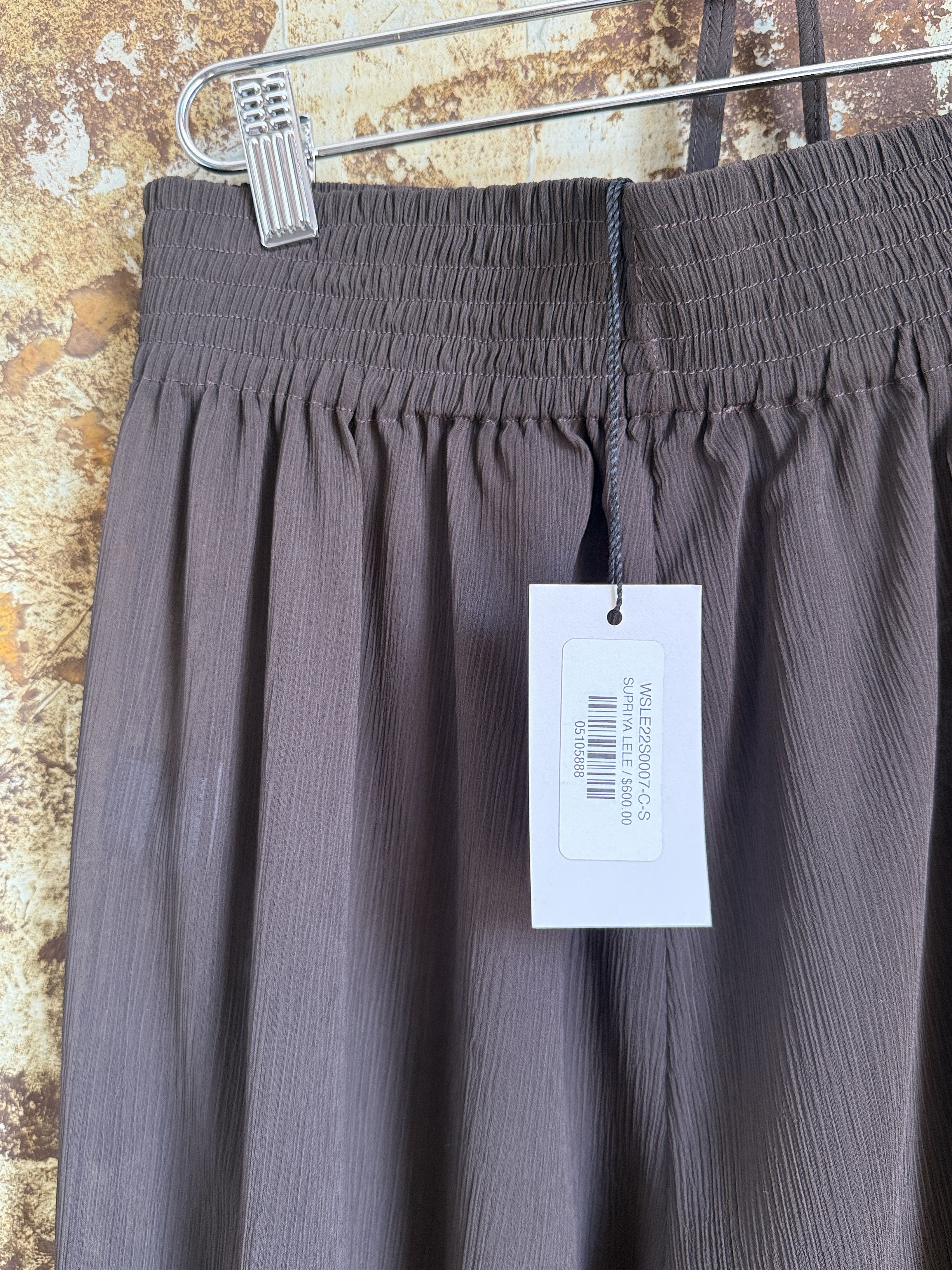 Other $600 NWT SUPRIYA LELE SHEER DRAWSTRING TROUSERS Size 27" / US 4 / IT 40 - 9 Thumbnail