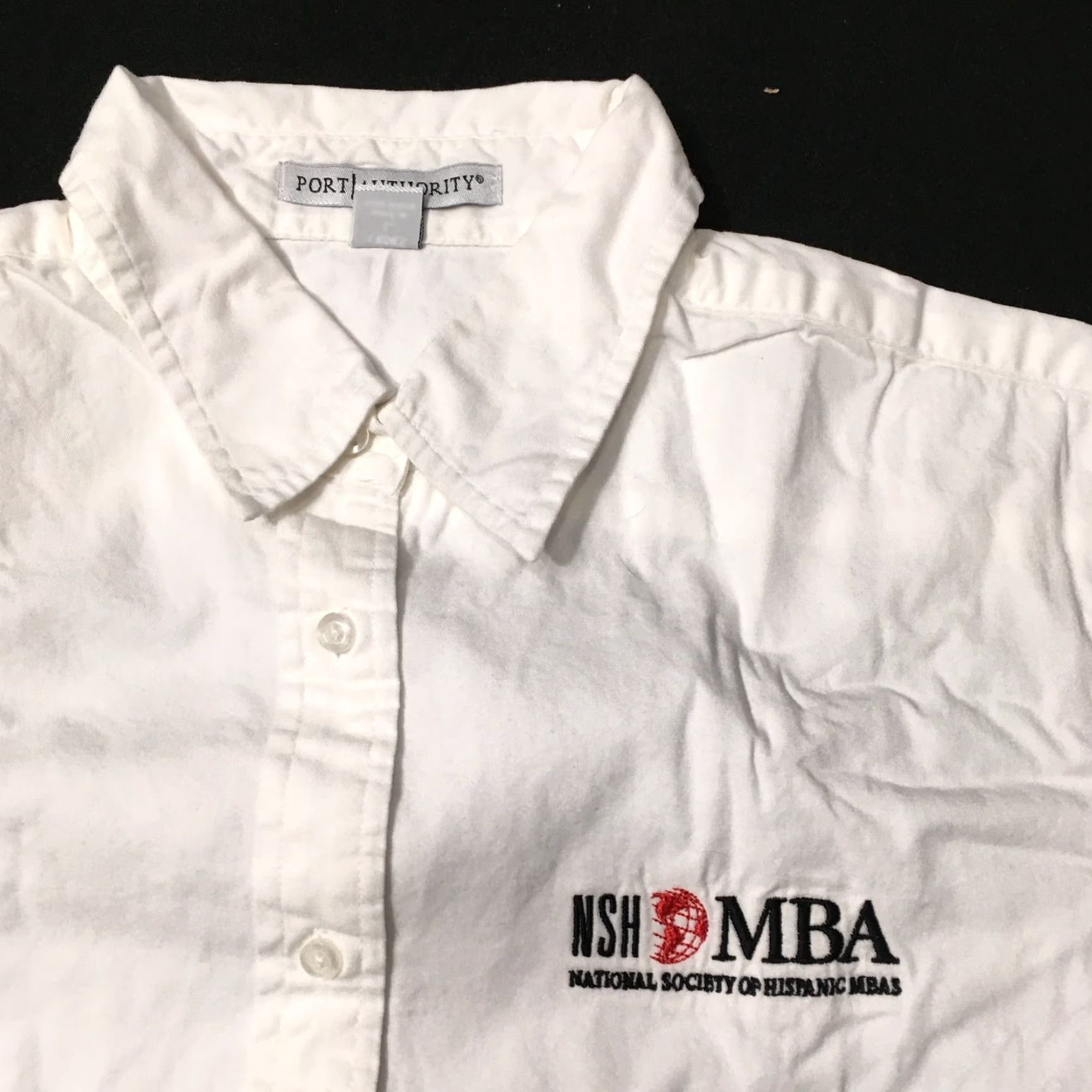 Port Authority Port Authority Dress Shirt Womens Long Sleeve Button-Down White Cotton Regular L Size Size L / US 10 / IT 46 - 2 Thumbnail