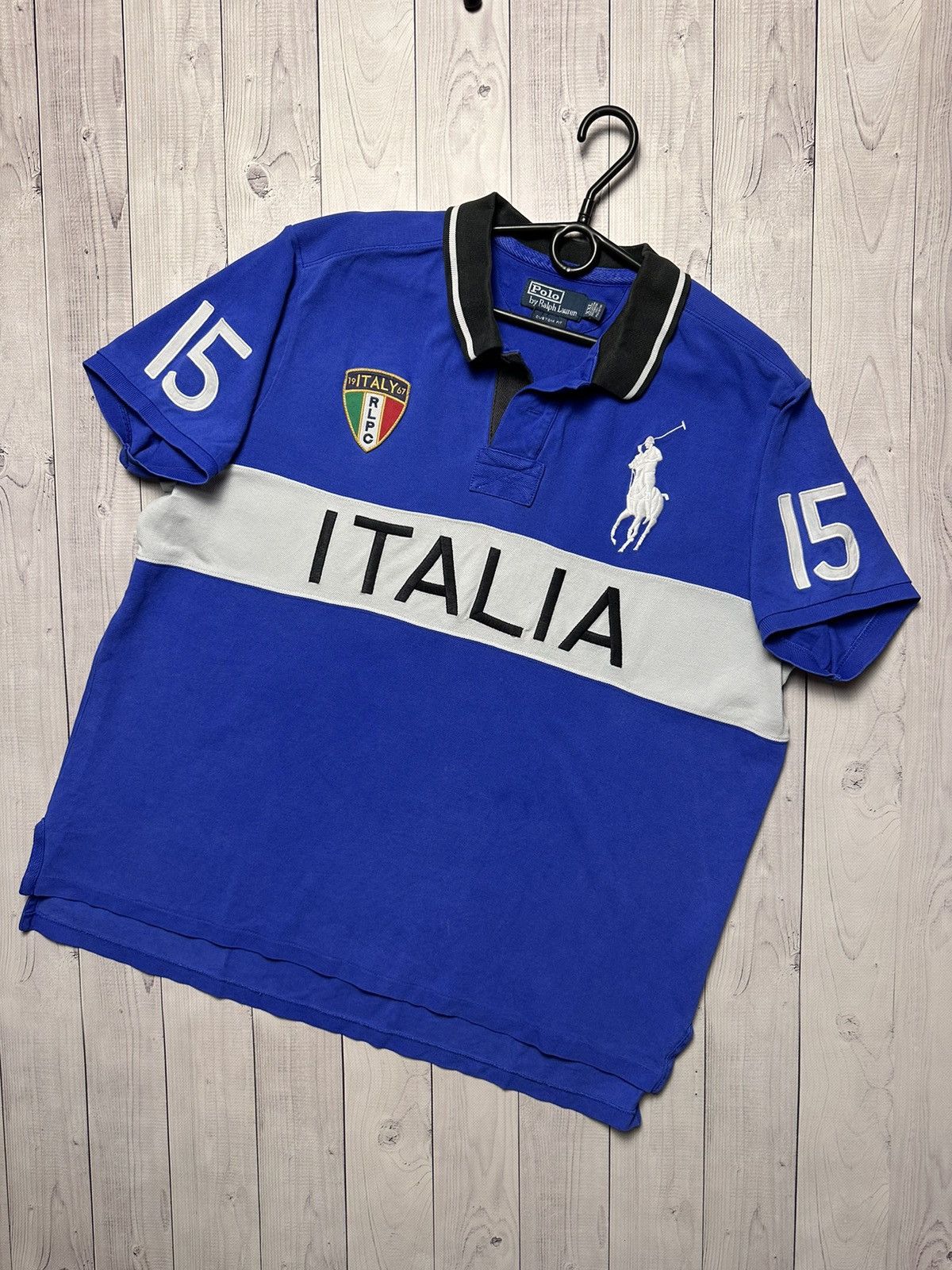 Polo Ralph Lauren × Vintage Vintage Polo Ralph Lauren Italy 15 Italia big logo rare Size US XXL / EU 58 / 5 - 1 Thumbnail