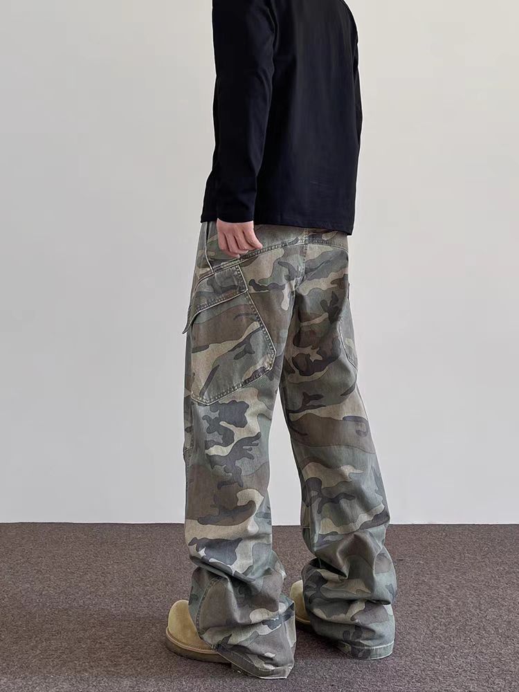 Japanese Brand × Vintage Vintage Camouflage Workwear High Street Casual Pants Size US 30 / EU 46 - 3 Thumbnail
