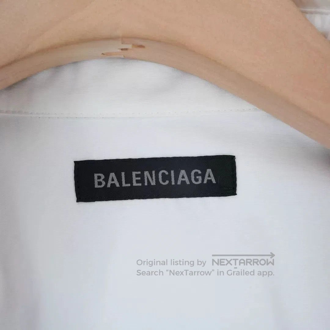 Balenciaga Balenciaga White Ink Letter Shirt. Size US M / EU 48-50 / 2 - 3 Thumbnail