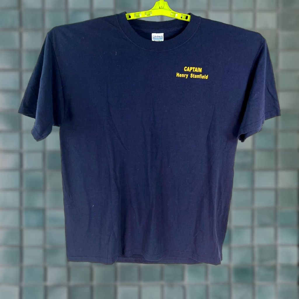 Vintage VINTAGE US Navy USS Davidson Reunion Graphic T-Shirt Men's XL Blue Size US XL / EU 56 / 4 - 1 Thumbnail