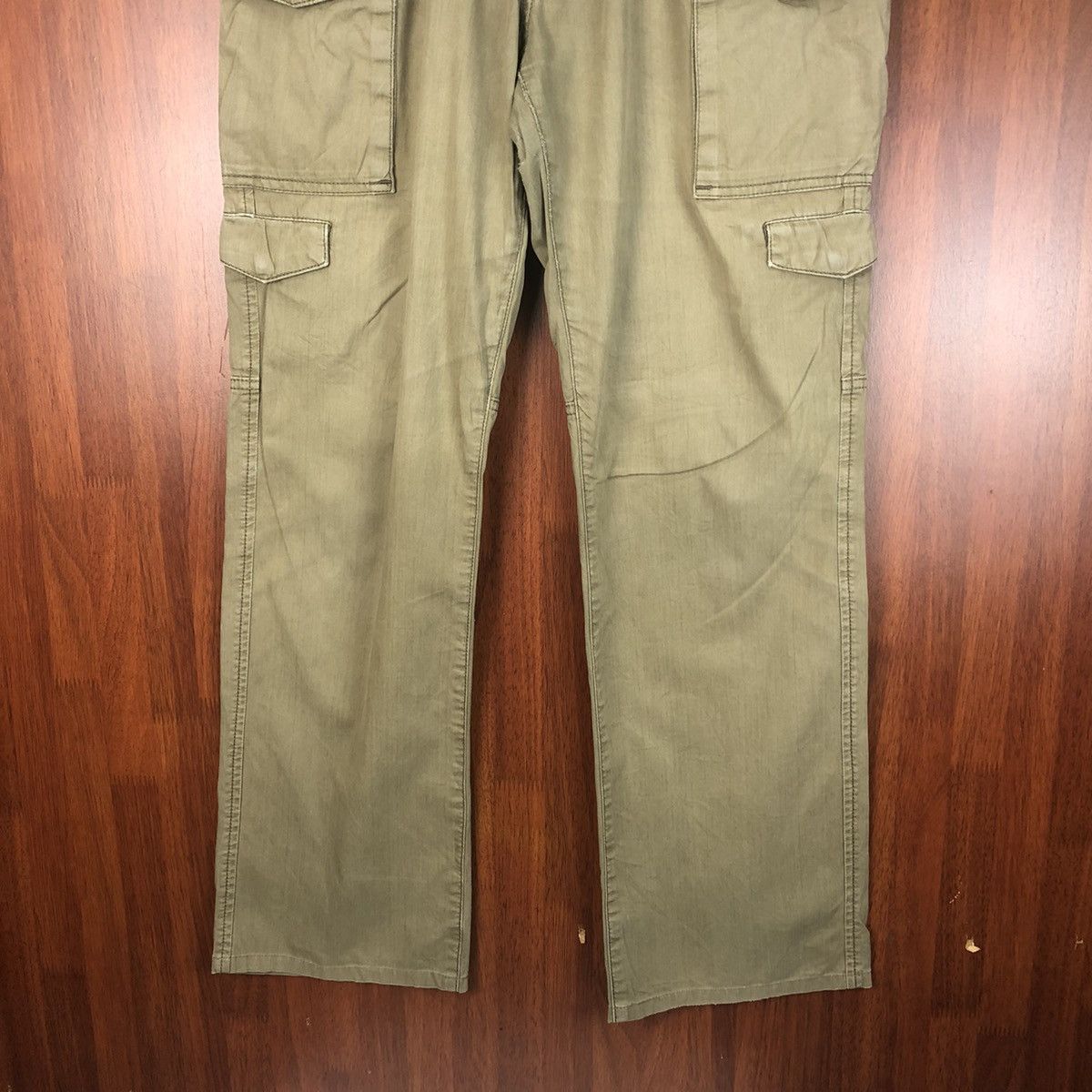 Japanese Brand × Takeo Kikuchi Takeo Kikuchi Green Cargo Multipocket Pants #7519 Size US 30 / EU 46 - 3 Thumbnail