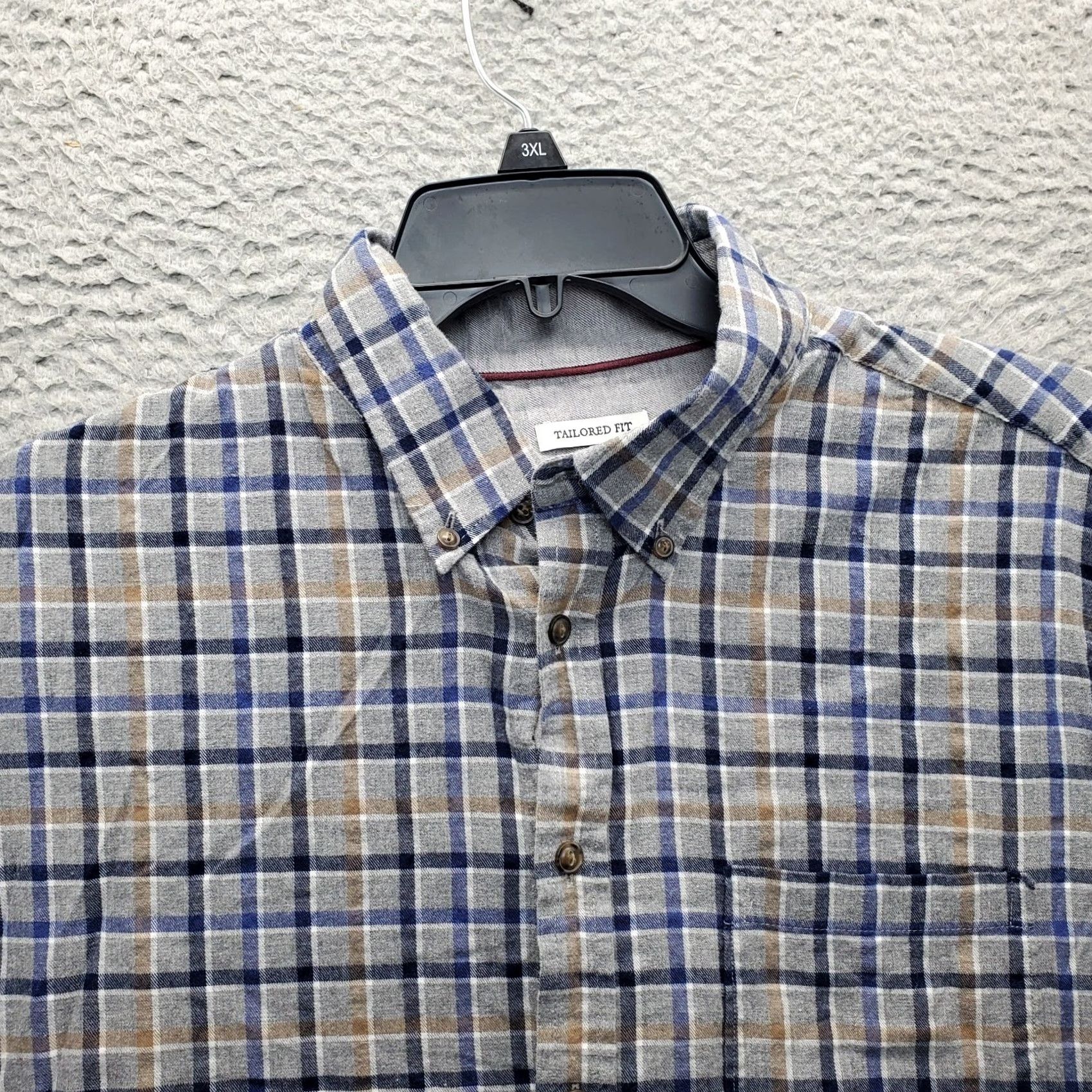 Jos. A. Bank Jos. A. Bank Button-Down Shirt Mens L Multi Plaid Flannel Tailored Fit Collared Size US L / EU 52-54 / 3 - 3 Thumbnail