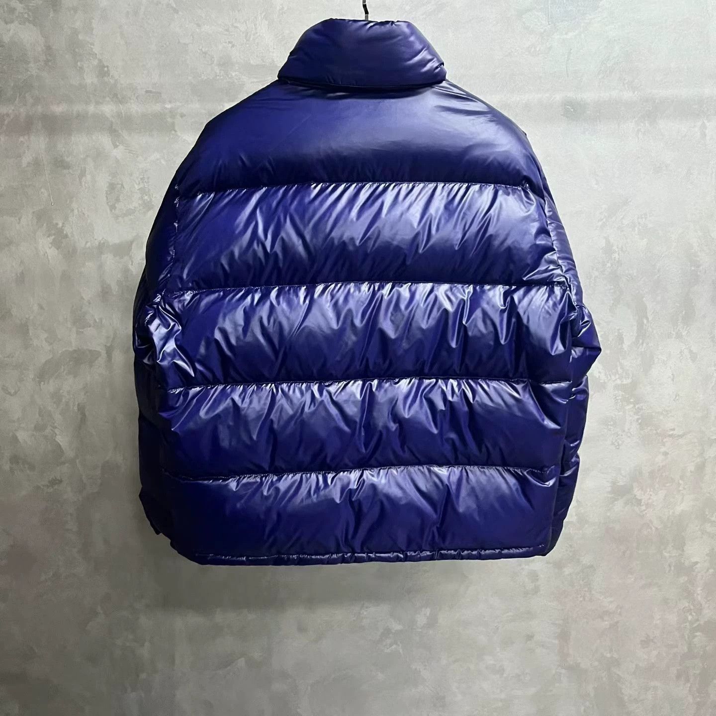 Prada Prada Blue Quilted Stand Collar Jacket Size US M / EU 48-50 / 2 - 5 Thumbnail