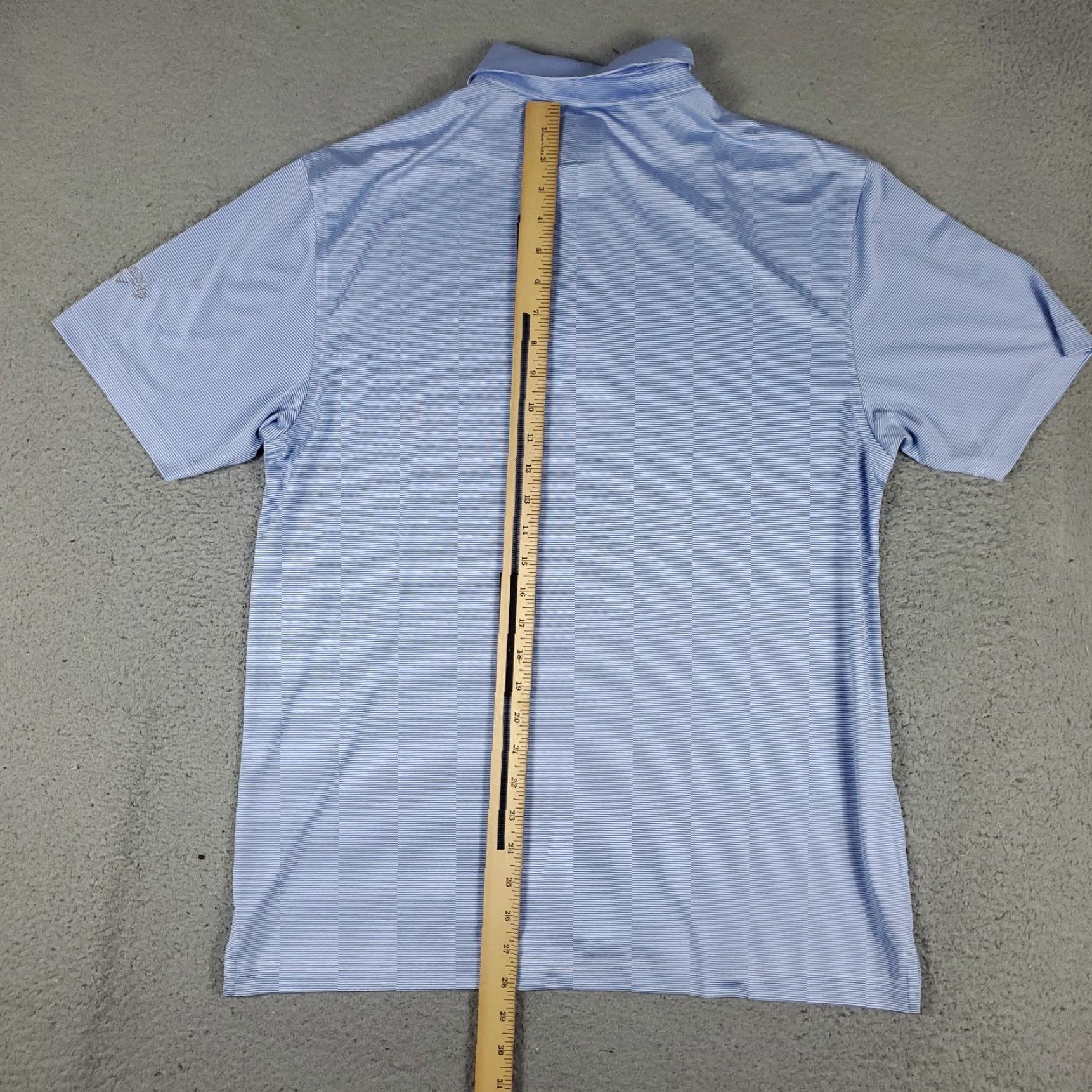 Callaway Callaway Polo Shirt Mens Size Medium Blue Striped Casual Golf Short Sleeve Shirt Mens Polo Size US M / EU 48-50 / 2 - 5 Thumbnail