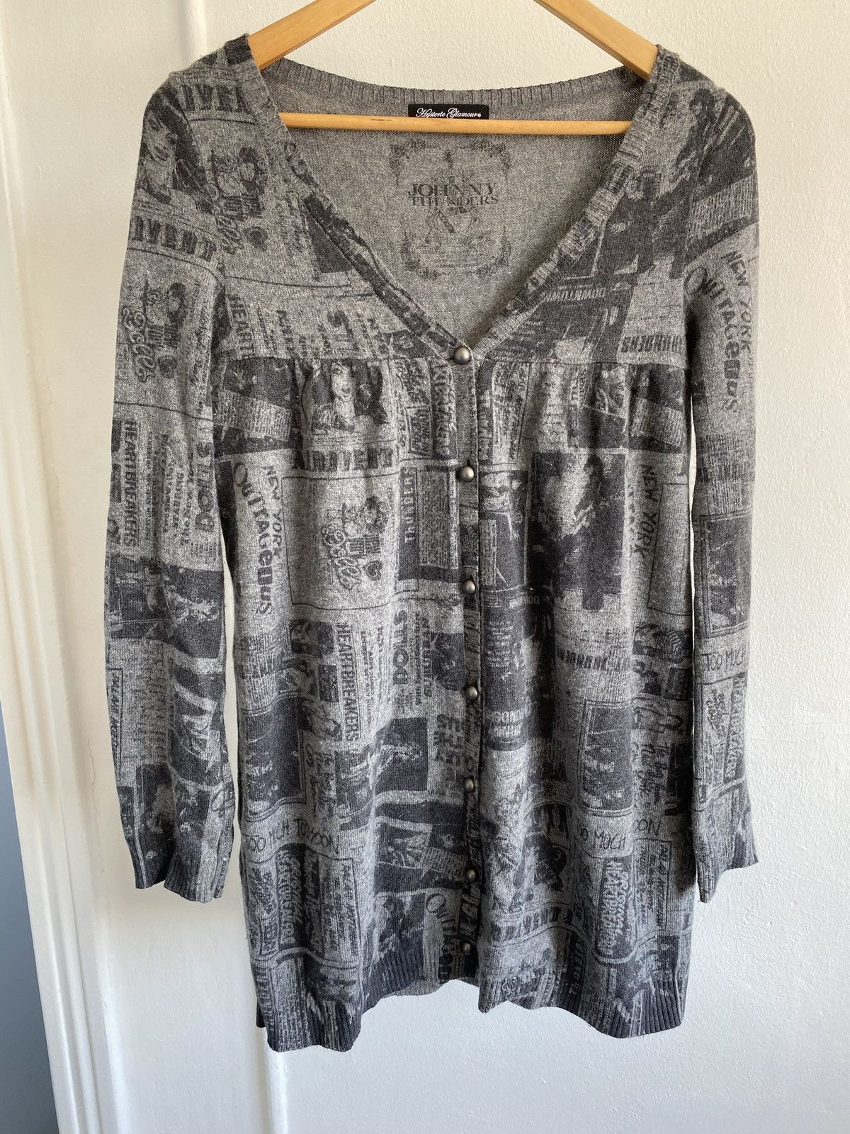 Hysteric Glamour × Japanese Brand Hysteric Glamour x Johnny Thunders Women’s Cardigan Size ONE SIZE - 1 Thumbnail