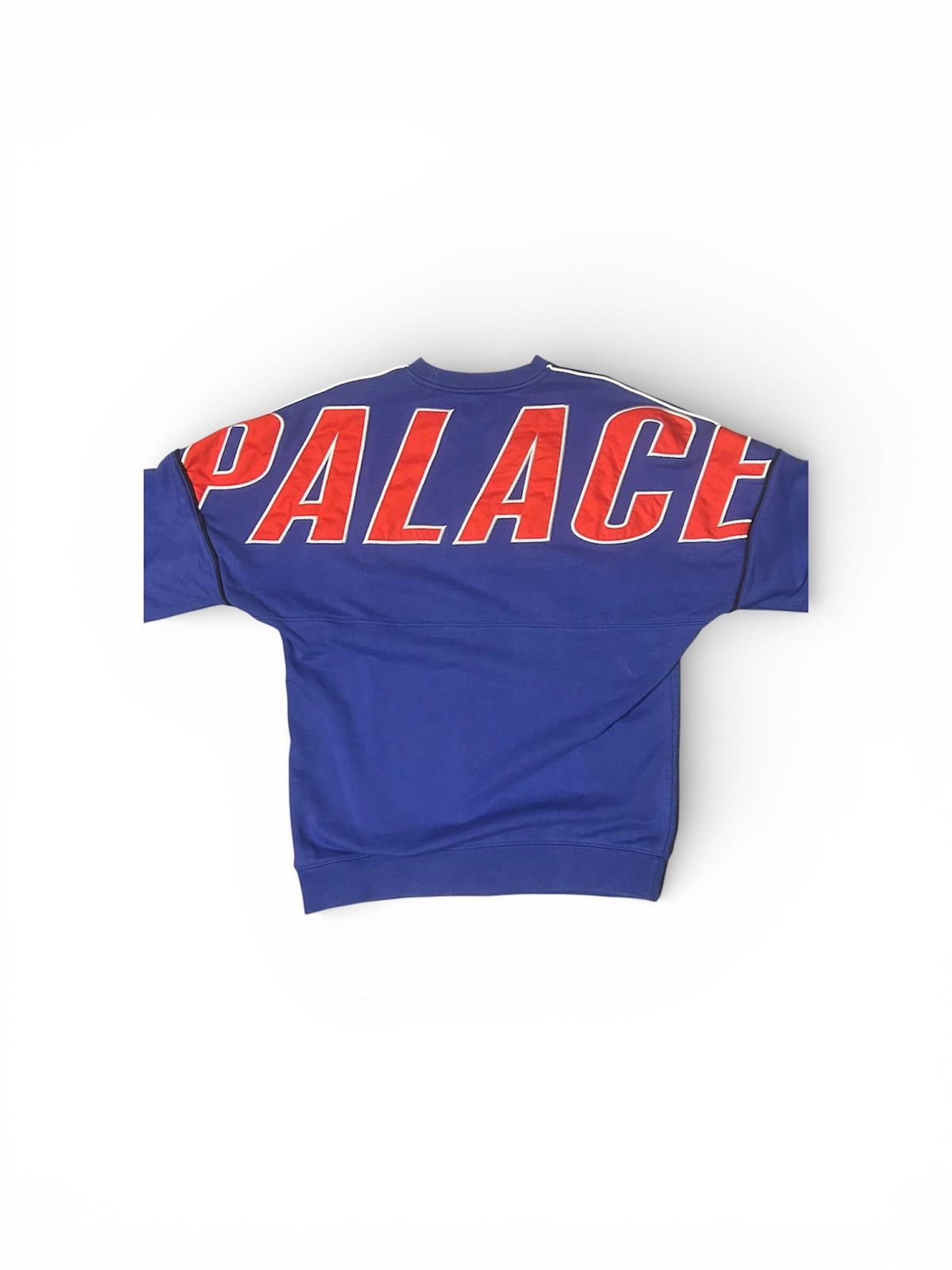 Palace Palace Jumbo Drop Crew Sweatshirt Blue - Size M Size US M / EU 48-50 / 2 - 1 Thumbnail