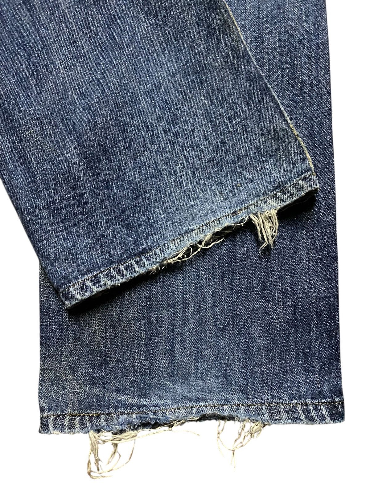 Levi's Vintage Clothing Vintage Levis 553 Mud Wash Distressed Loose Jeans Size US 32 / EU 48 - 14 Thumbnail